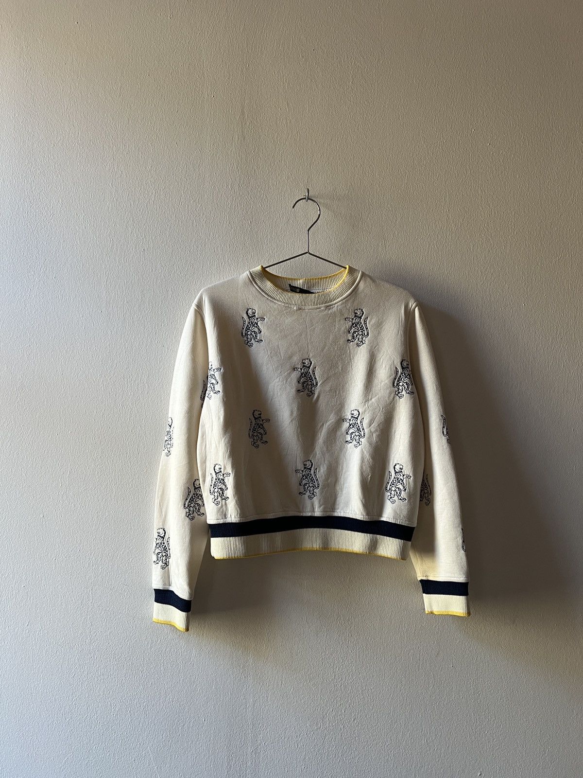 Maje Maje Leopard Sweatshirt Jumper Size M / US 6-8 / IT 42-44 - 6 Thumbnail
