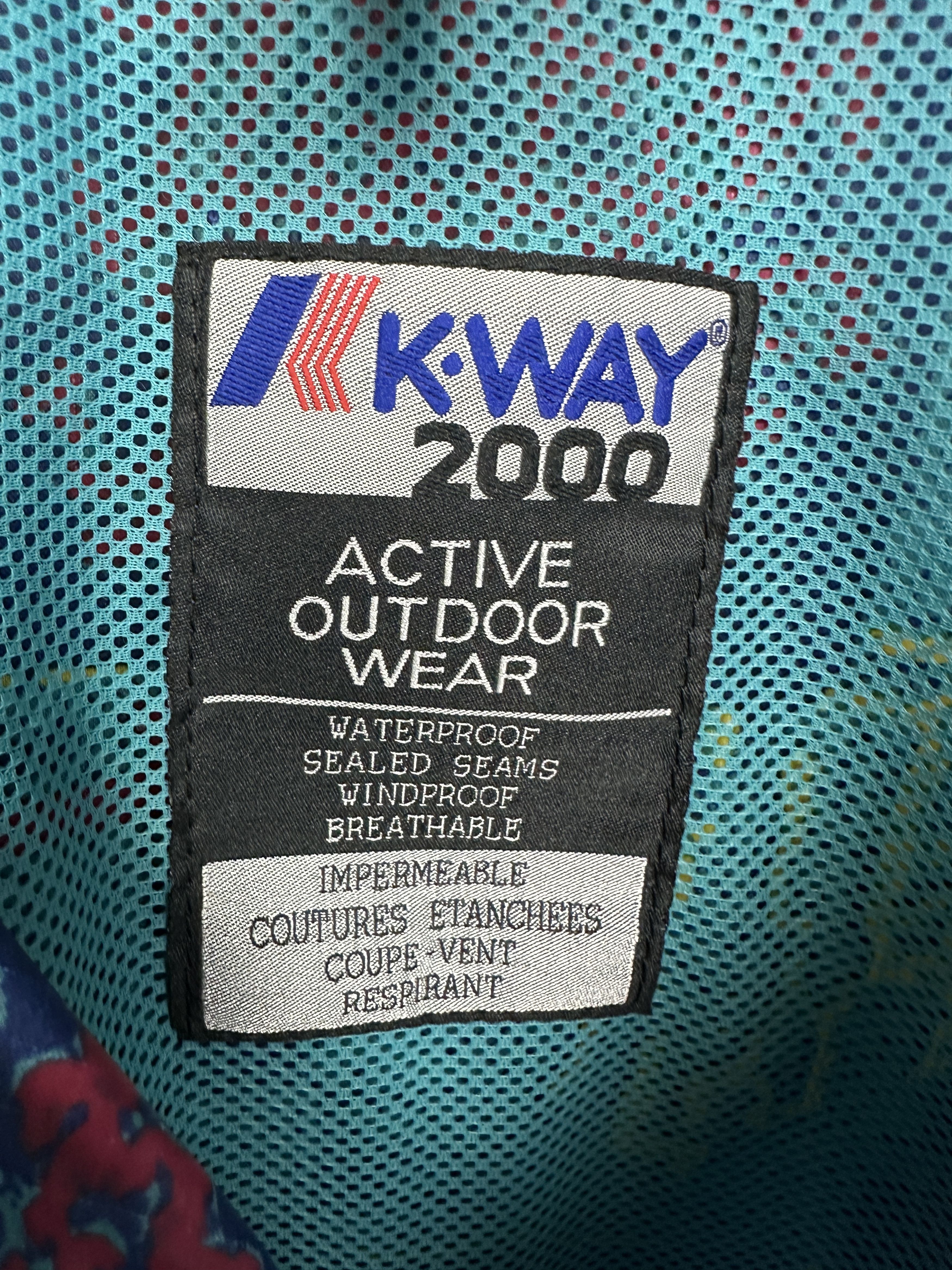 K-Way K-Way Vintage Mens Windbreaker Nylon Jacket Size US XL / EU 56 / 4 - 6 Thumbnail
