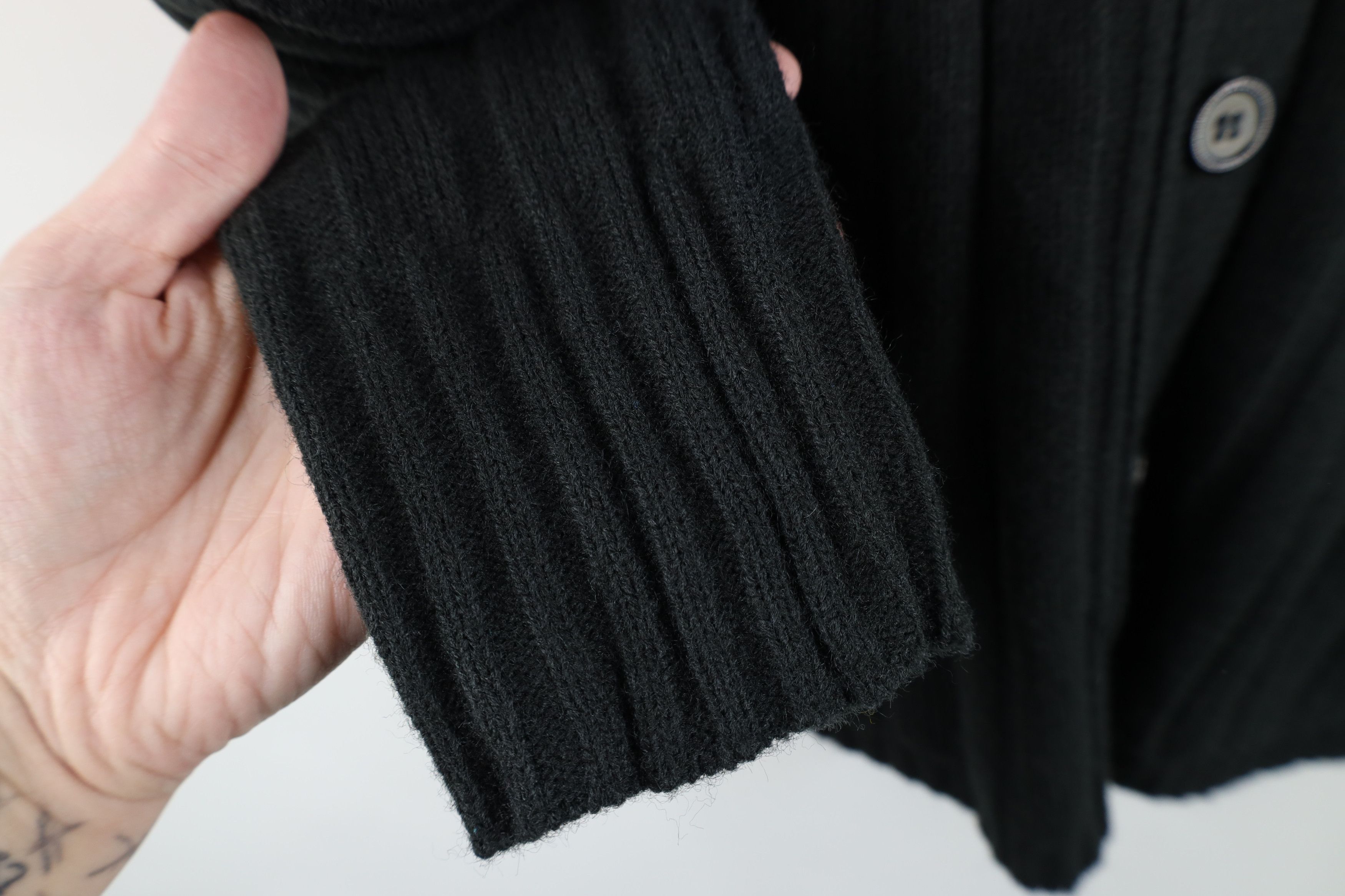 Vintage Vintage 60s 70s Streetwear Ribbed Knit Cardigan Sweater USA Size M / US 6-8 / IT 42-44 - 6 Thumbnail