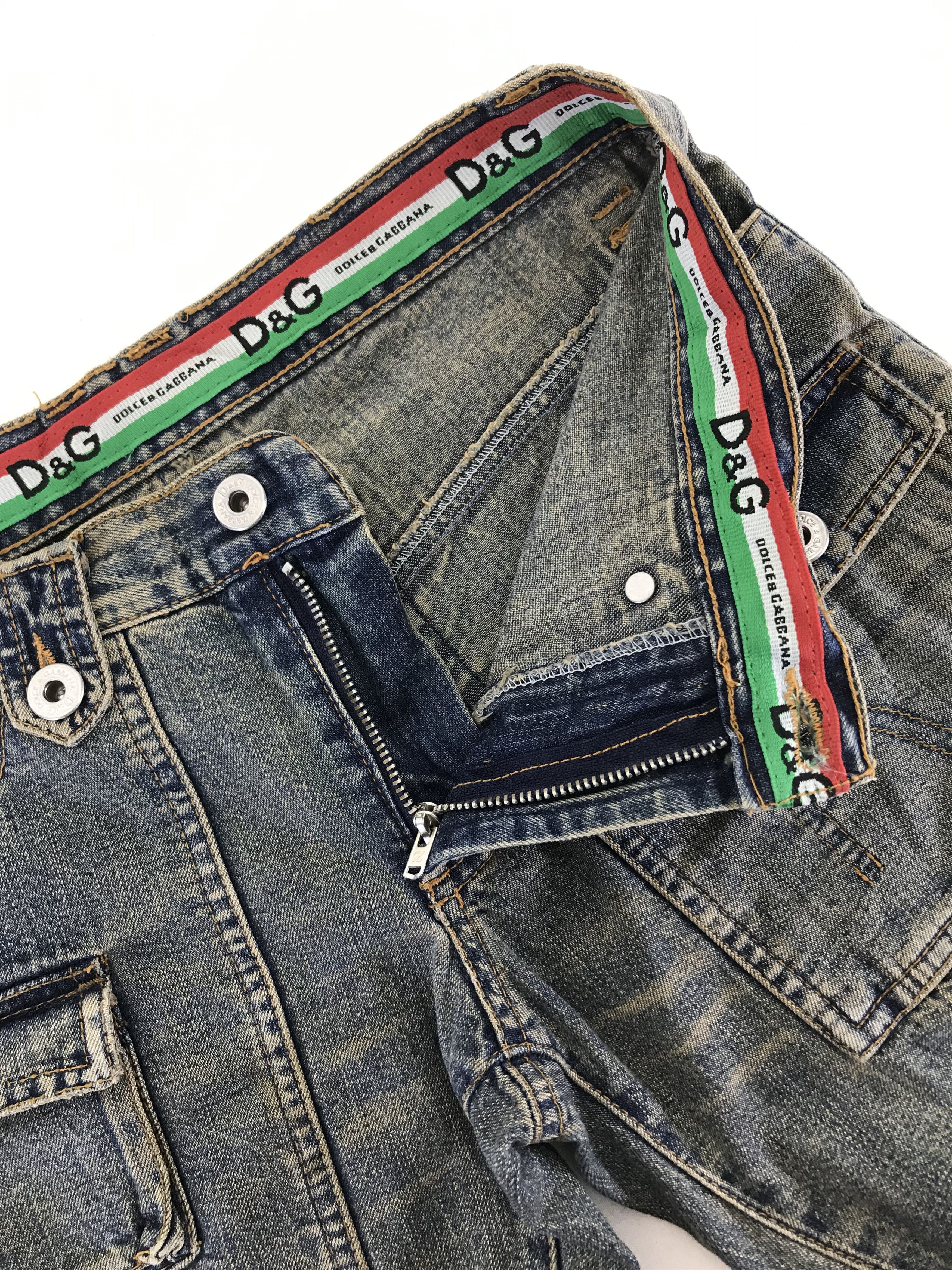 Dolce & Gabbana Vintage Dolce & Gabbana Mud Wash Stylish Jeans Size 28" / US 6 / IT 42 - 9 Thumbnail