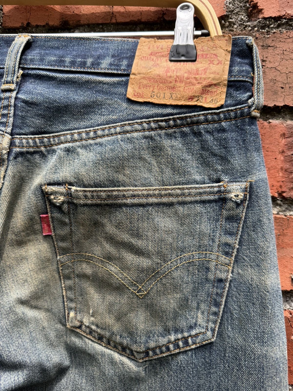 Levi's Vintage Clothing W32x32.5 vintage levi’s 501xx redline distressed Size US 32 / EU 48 - 8 Thumbnail