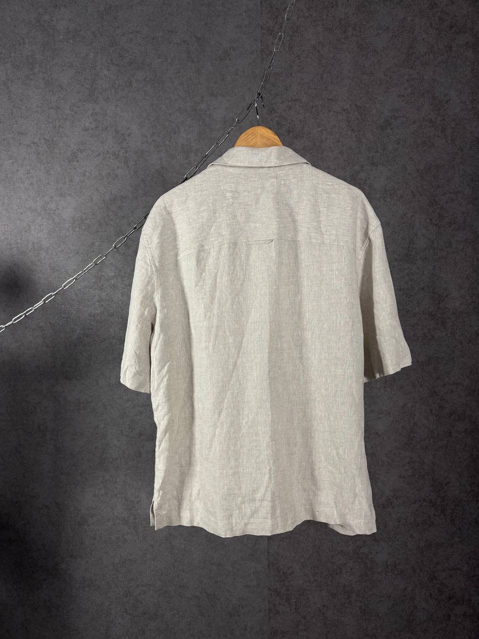 Zara Zara Man designer 100% linen shirt Size US L / EU 52-54 / 3 - 5 Thumbnail