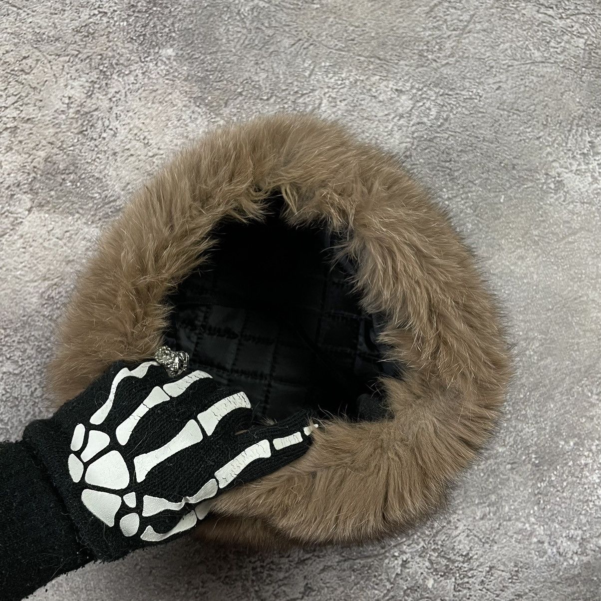 If Six Was Nine Vintage 90s Alt Beanie Mohair Ushanka Faux American VTg Size ONE SIZE - 4 Thumbnail
