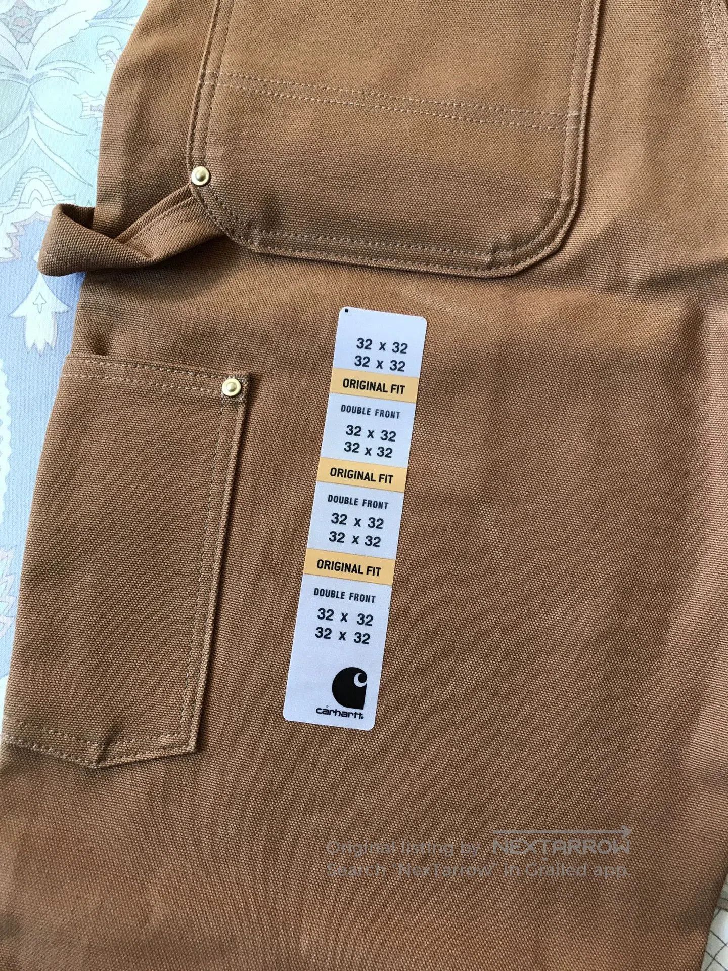 Carhartt Carhartt B01 BRN W32L32 Work Pants. Size US 32 / EU 48 - 7 Thumbnail