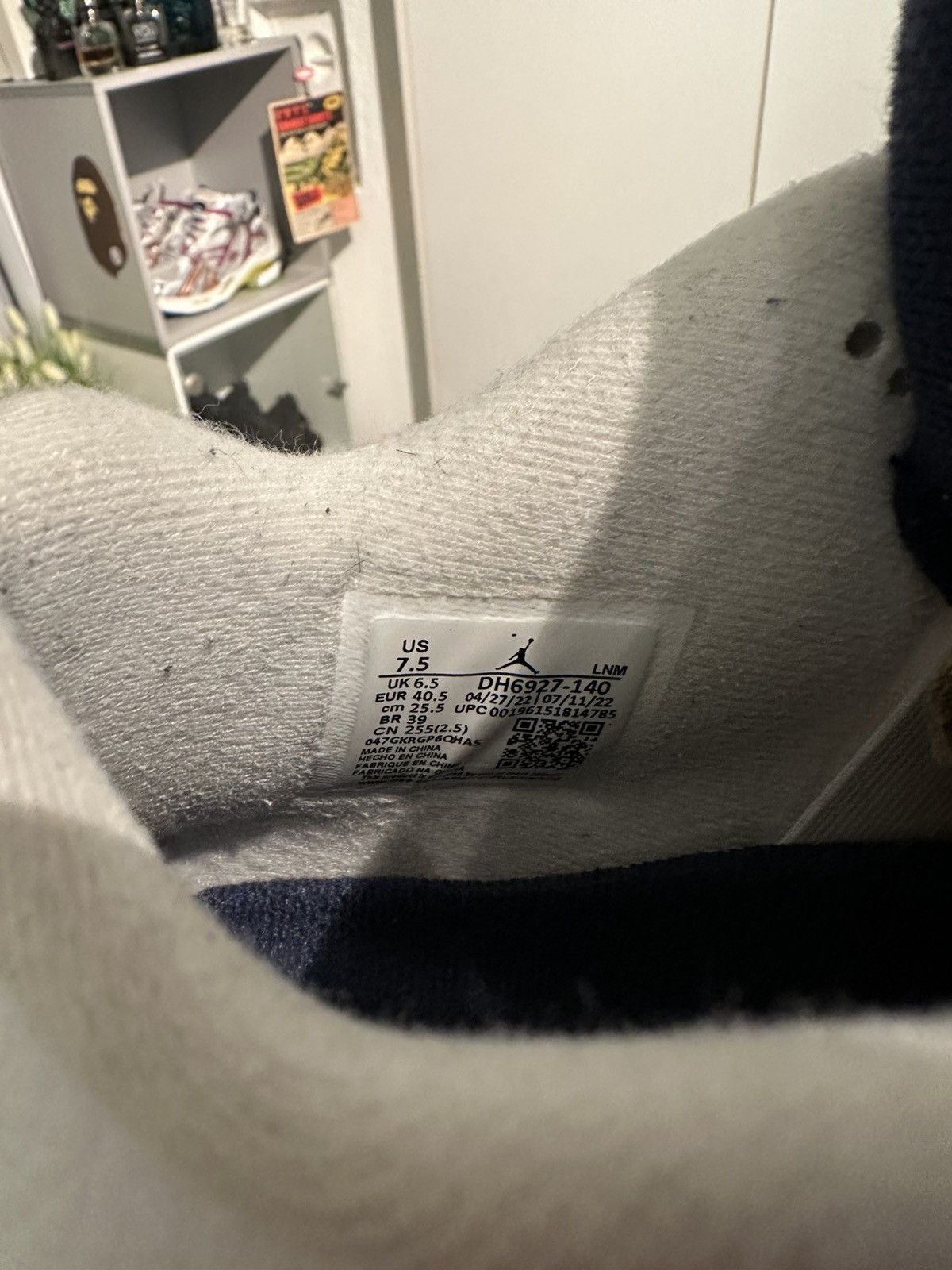 Jordan Brand × Nike Navy blue jordan 4 retro Size US 7.5 / EU 40-41 - 6 Thumbnail