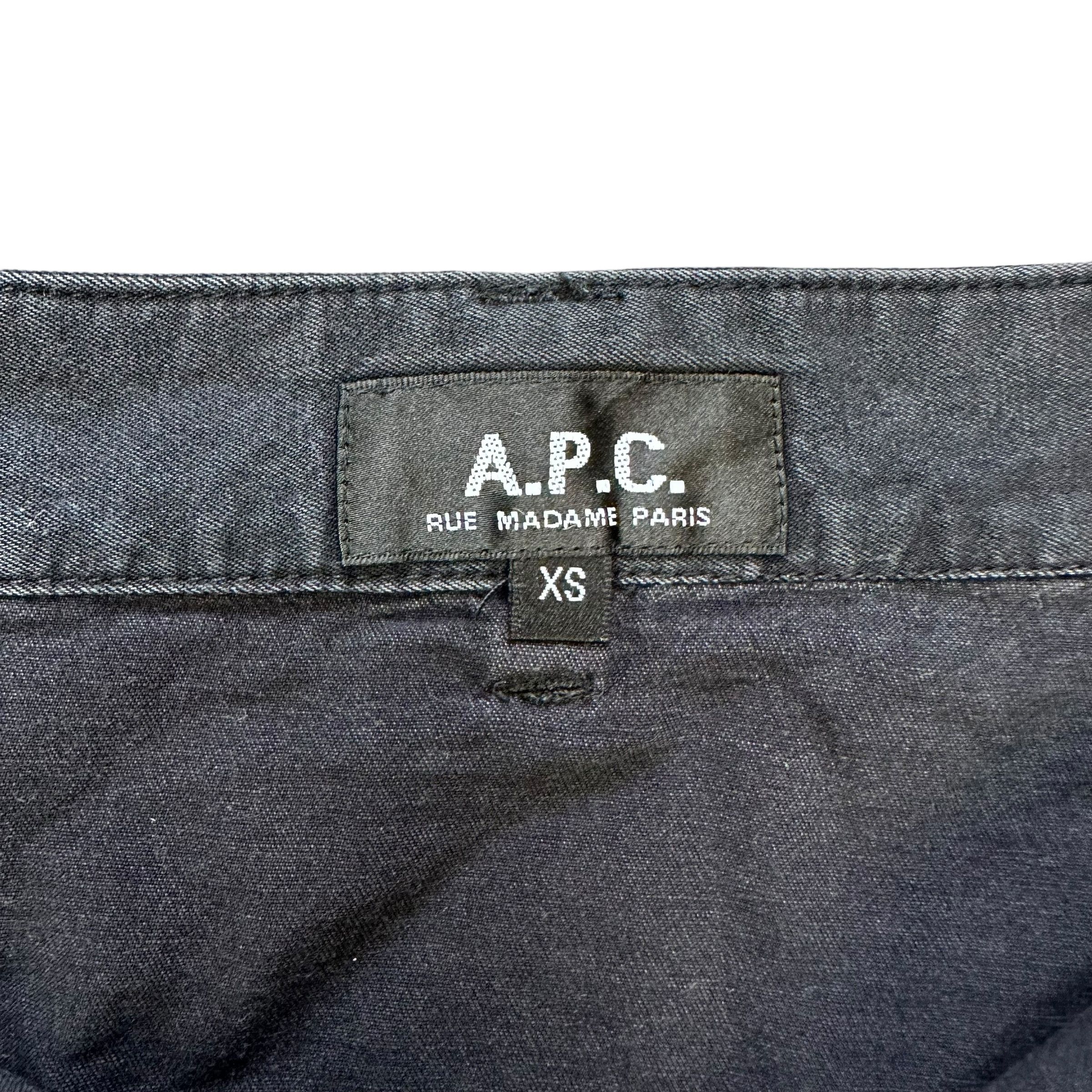 A.P.C. A.P.C. Rue Madame Paris Hybrid Denim Mini Skirt #A32-0732 Size 30" / US 8 / IT 44 - 5 Thumbnail