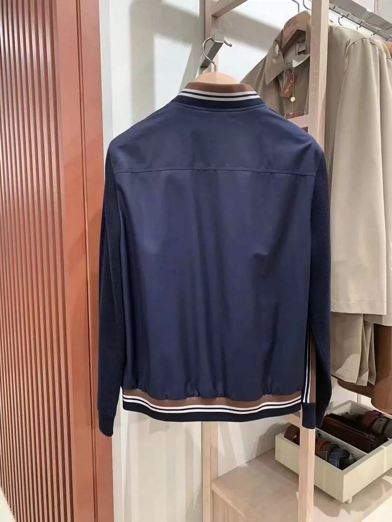 Loro Piana LORO PIANA Merino Knitted Jacket with Initial Wool Cut Size US M / EU 48-50 / 2 - 6 Thumbnail