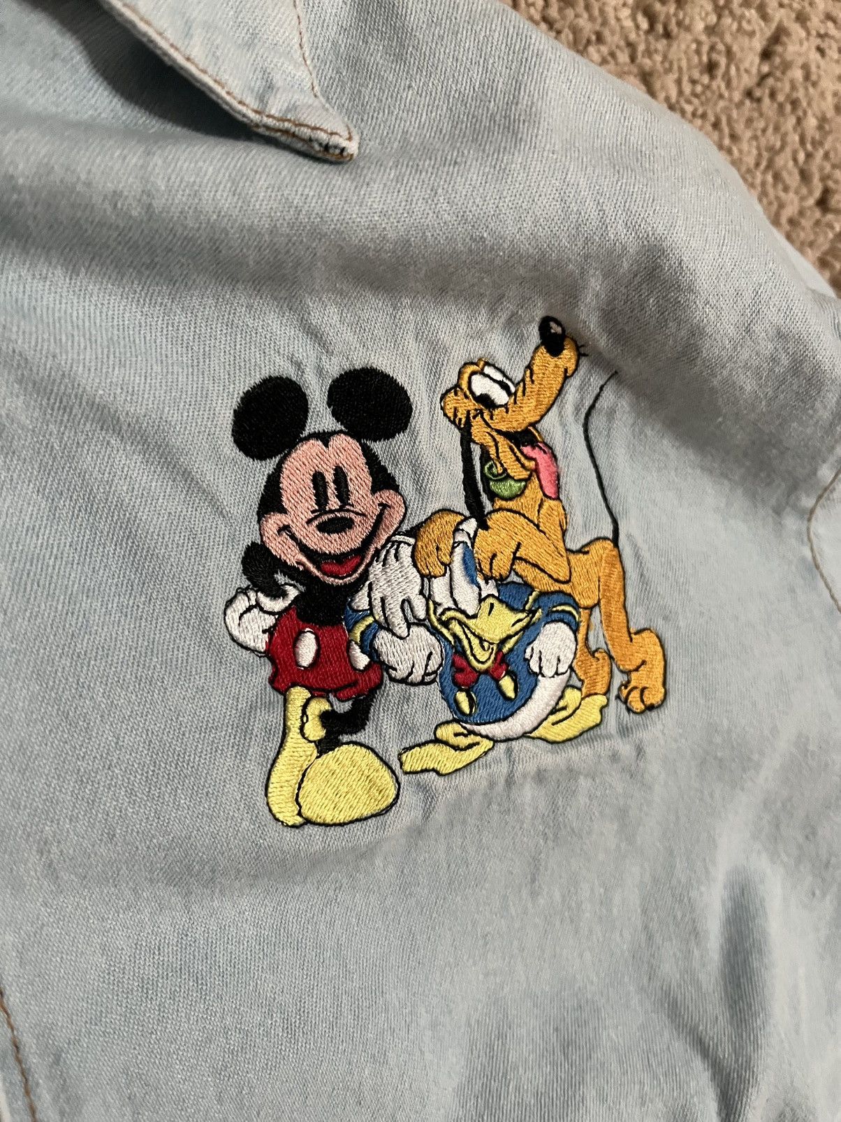 Disney Vintage Disney Denim Button Up Size US M / EU 48-50 / 2 - 4 Thumbnail