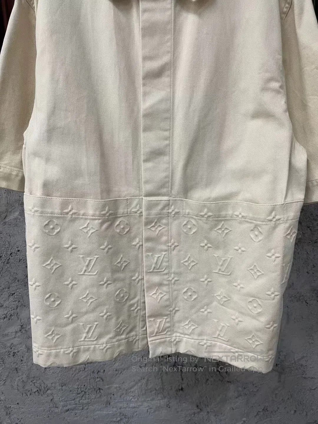 Louis Vuitton Louis Vuitton White Monogram Denim Shirt. Size US L / EU 52-54 / 3 - 4 Thumbnail