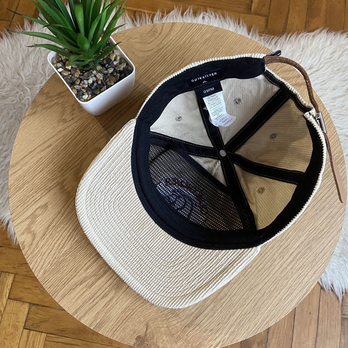 Quiksilver 📌 Quiksilver Corduroy Embroided Logo Cap Size ONE SIZE - 8 Thumbnail