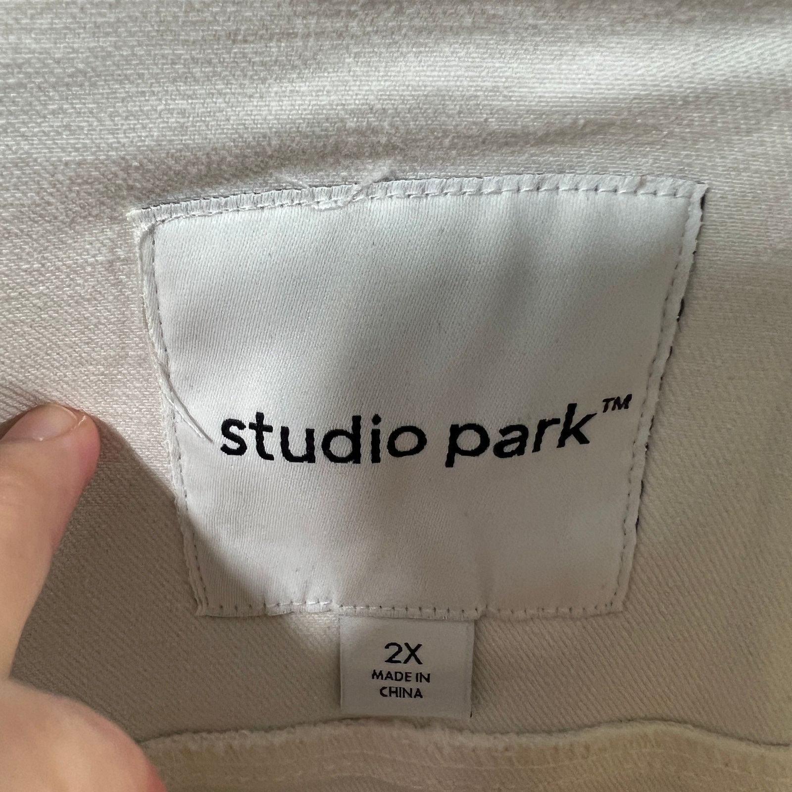Other LOGO by Lori Goldstein Jeans Jacket Womens Size XXL / US 16-18 / IT 52-54 - 3 Thumbnail