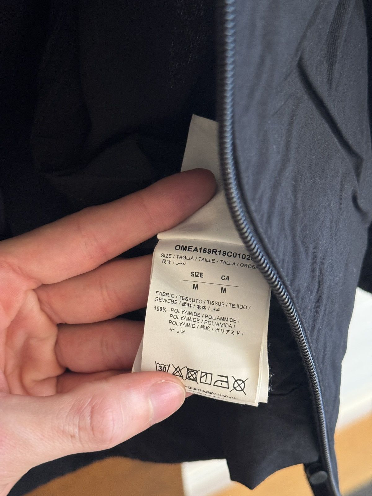 Off-White Off-White Impression Black Windbreaker Size Medium Size US M / EU 48-50 / 2 - 11 Thumbnail