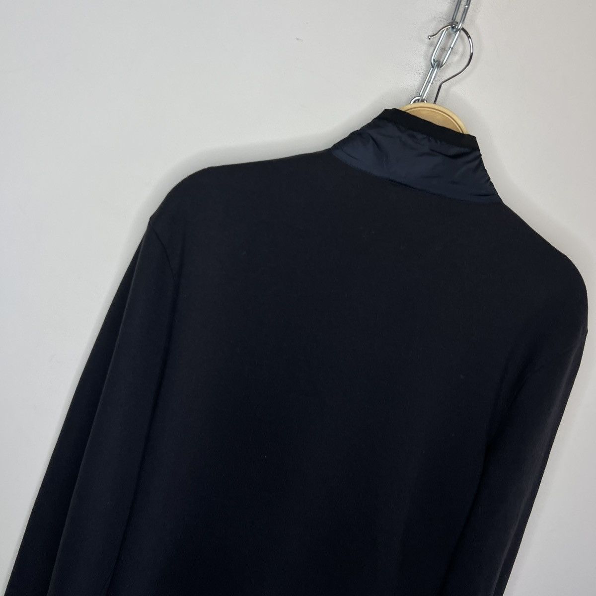 Prada Prada Dark Navy Jacket Sweatshirt Nylon Cotton Red Tab Logo Size US L / EU 52-54 / 3 - 13 Thumbnail