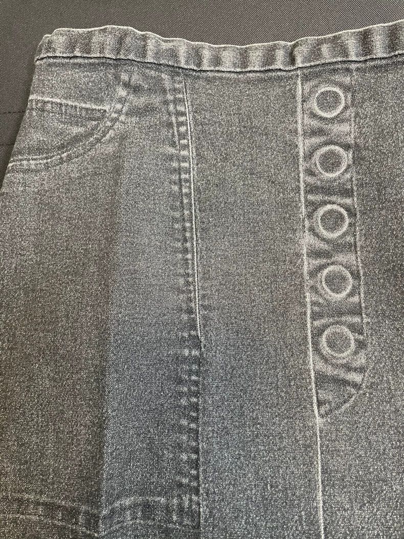 Undercover undercover size 1 99SS Relief Washed Denim Skirt 2502-Nexta Size 24" / US 00 / IT 34 - 3 Thumbnail