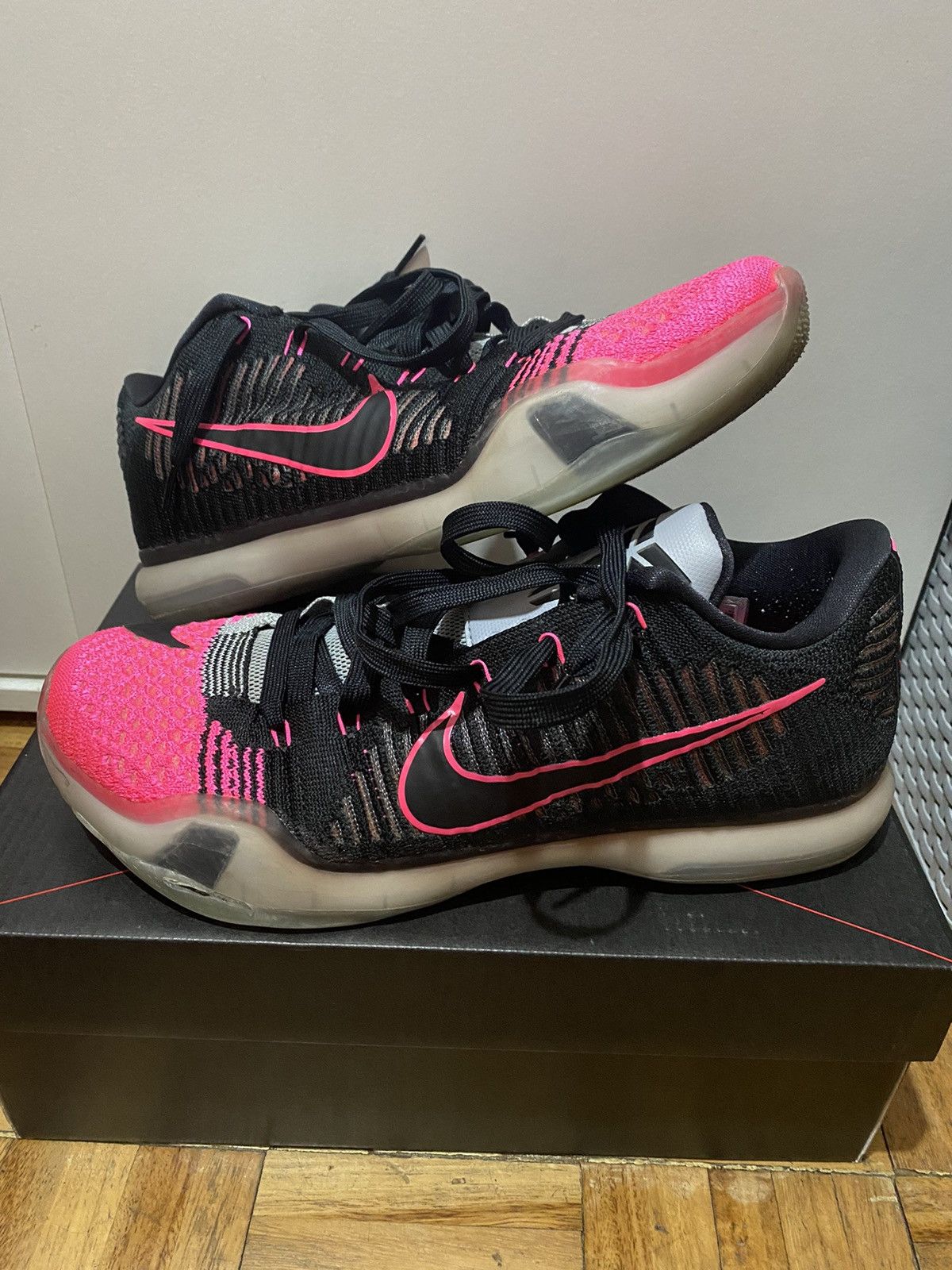 image of Kobe X Elite Mambacurial Shoes in Black, Men's (Size 9)