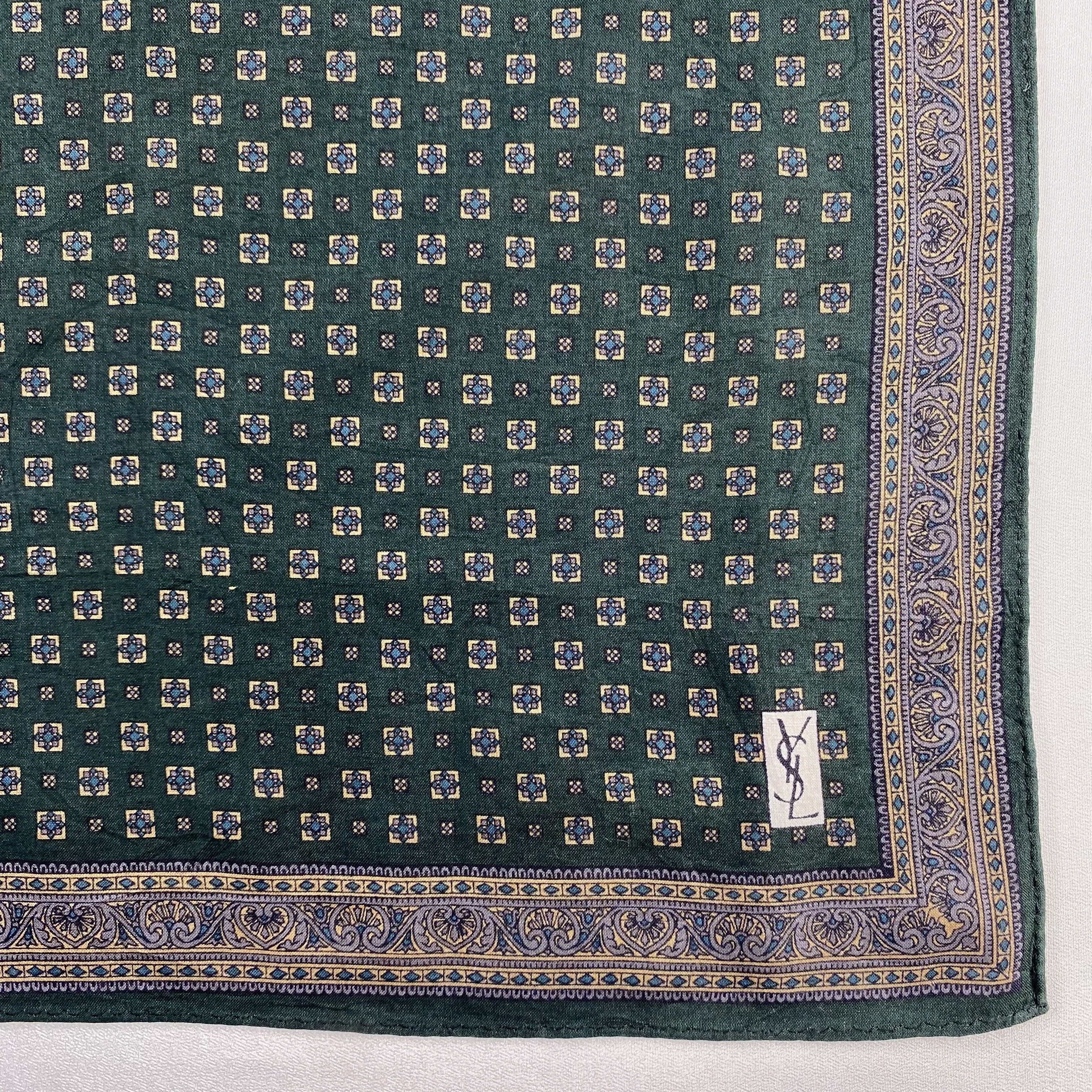 Vintage Yves Saint Laurent Handkerchief / Neckerchief-P1502 Size ONE SIZE - 3 Thumbnail
