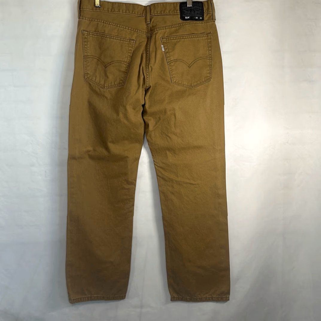 Levi's VINTAGE Levi’s 514 Mens Chino Pants Brown 36x30 Regular Inseam 30 White Tag Mens Size US 36 / EU 52 - 6 Thumbnail