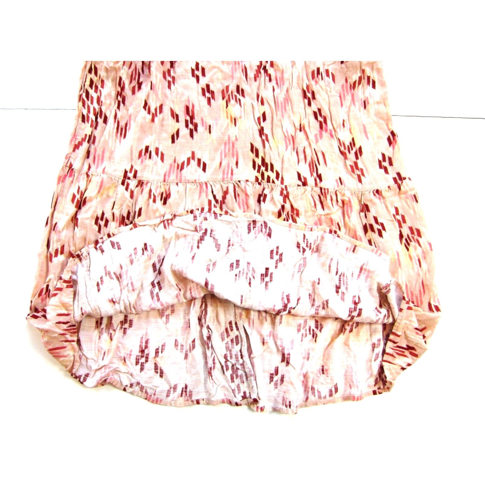 Vintage VINTAGE Knox Rose Pink Rayon Short Sleeve Pocket Long Fit & Flare Maxi Dress Small Size 28" / US 6 / IT 42 - 7 Thumbnail