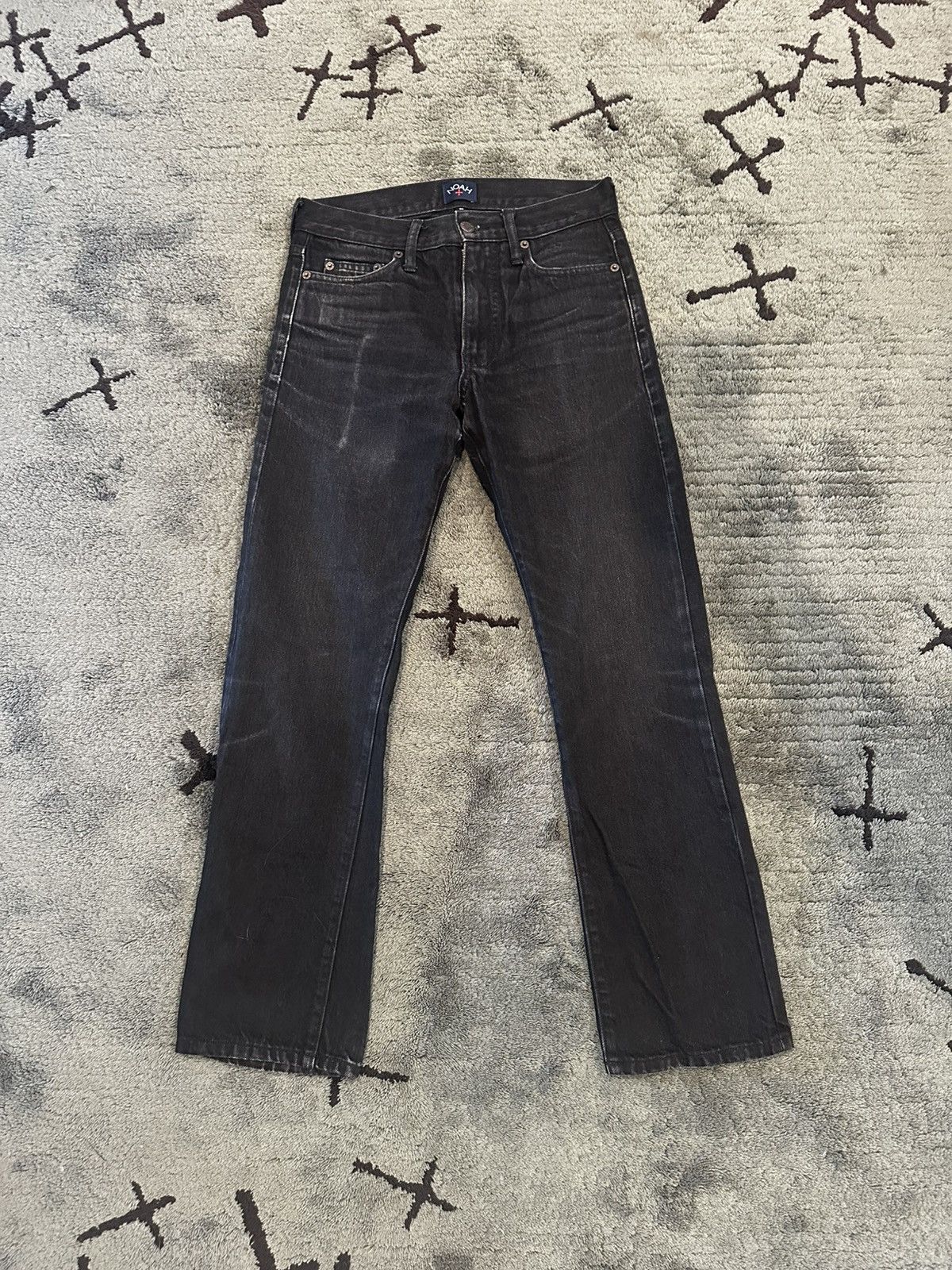 Noah Black Faded Noah Denim Pants “Perfectly worn in” Size US 28 / EU 44 - 1 Thumbnail