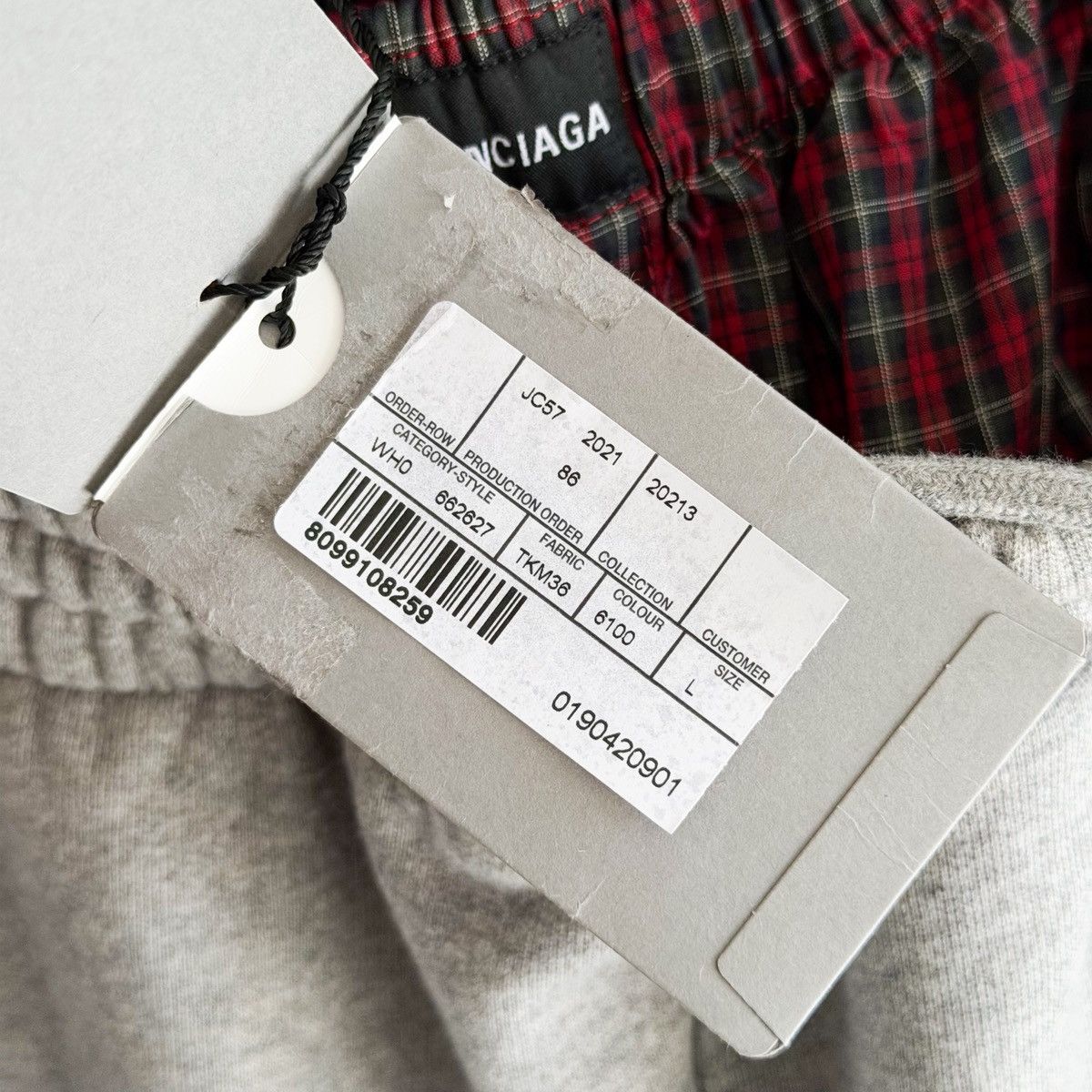 Balenciaga FW21 Trompe L’oeil Double Waist Hybrid Boxer Sweatpants Size US 36 / EU 52 - 7 Thumbnail