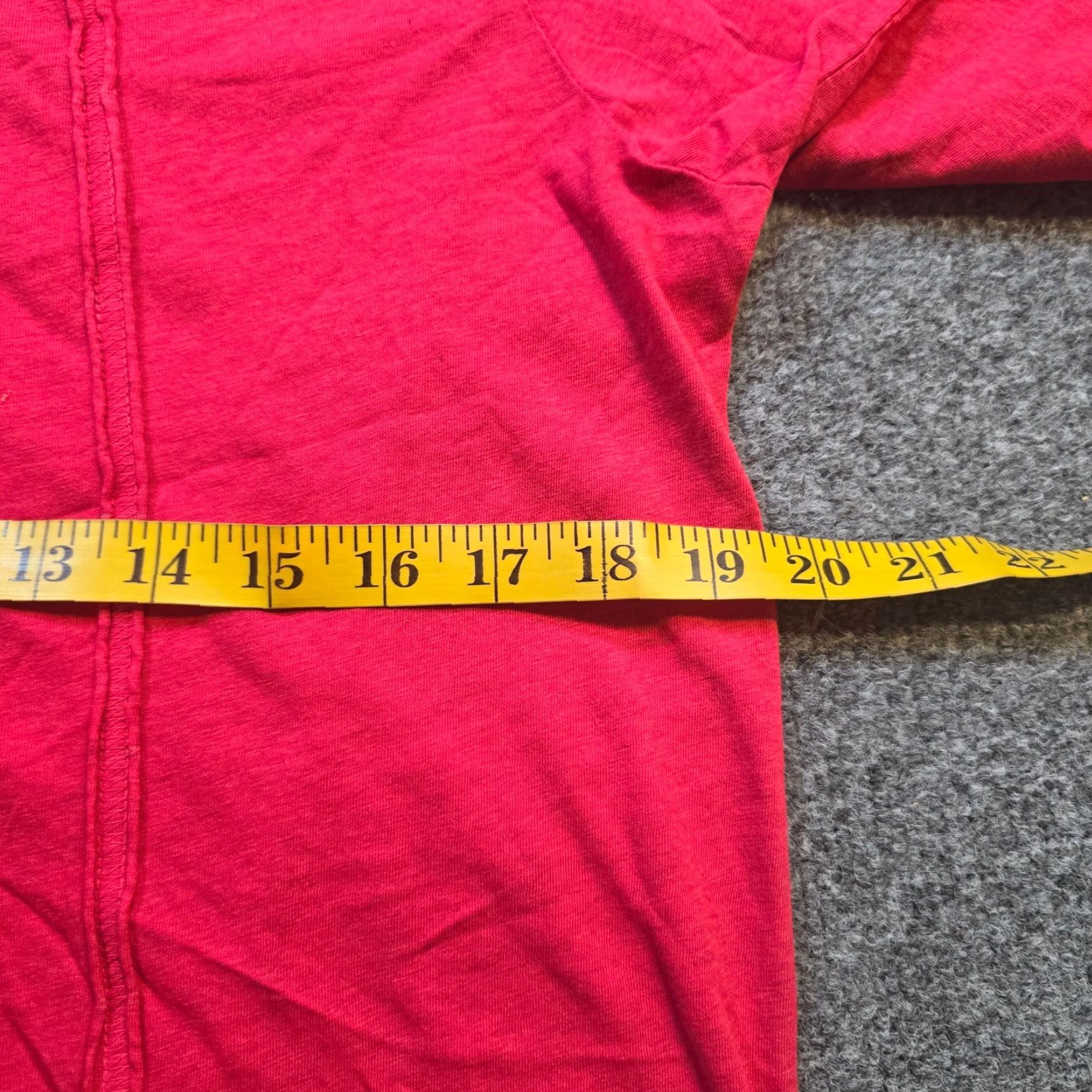 Soft Surroundings Soft Surroundings Top Womens Red Buttons Boat Neck Long Sleeve Casual Knit Pullover Shirt Size M - Regular Fit, Red, Cotton, 90s? Size M / US 6-8 / IT 42-44 - 5 Thumbnail