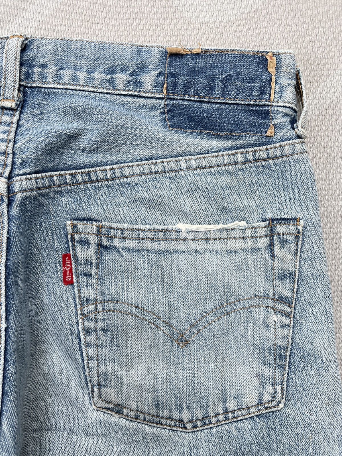 Levi's LEVIS 702XX BIG E DISTRESSED SELVEDGE JEANS Size US 30 / EU 46 - 11 Thumbnail
