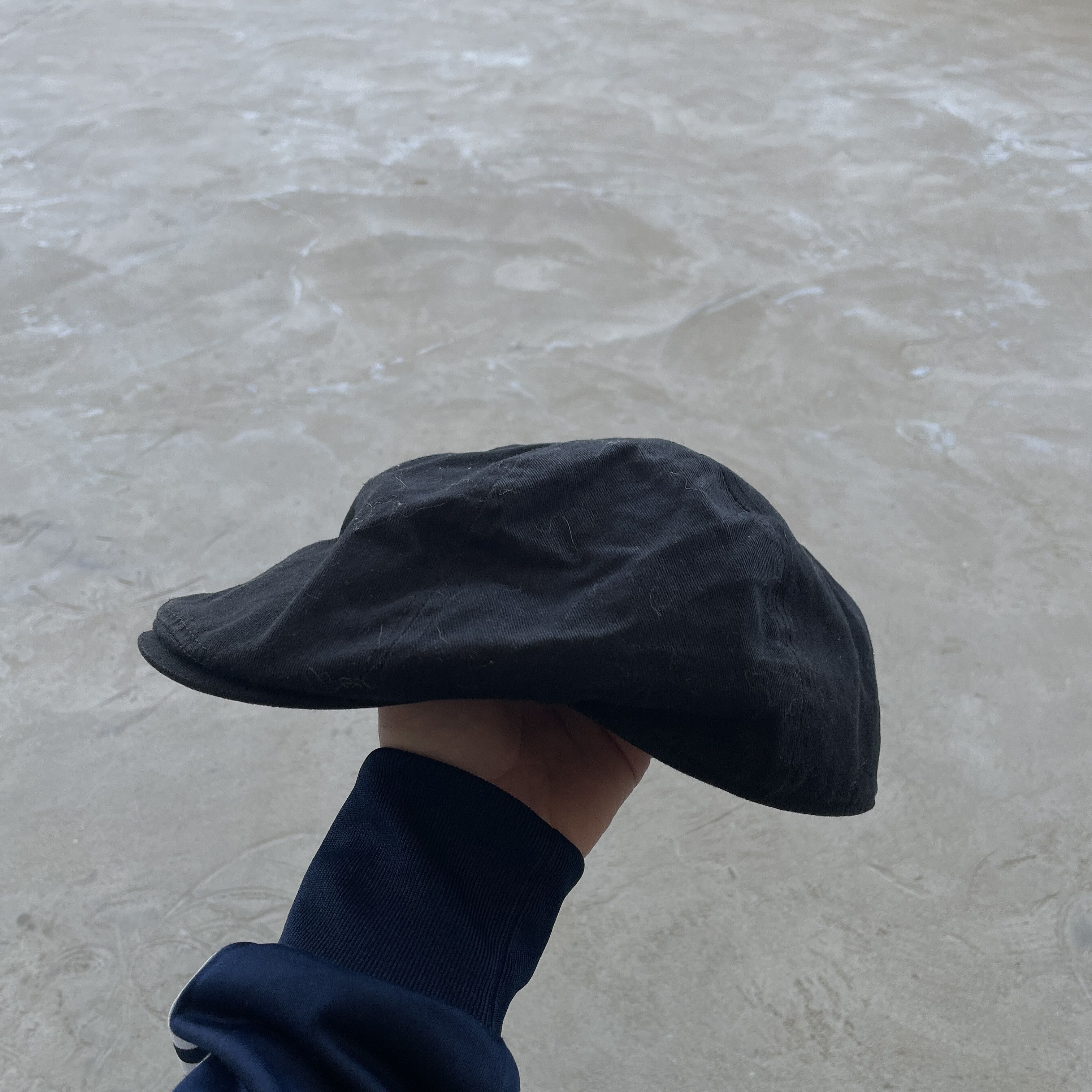 Harley Davidson Harley Davidson Vintage Black Cotton Driver Flat Cap L Size ONE SIZE - 3 Thumbnail