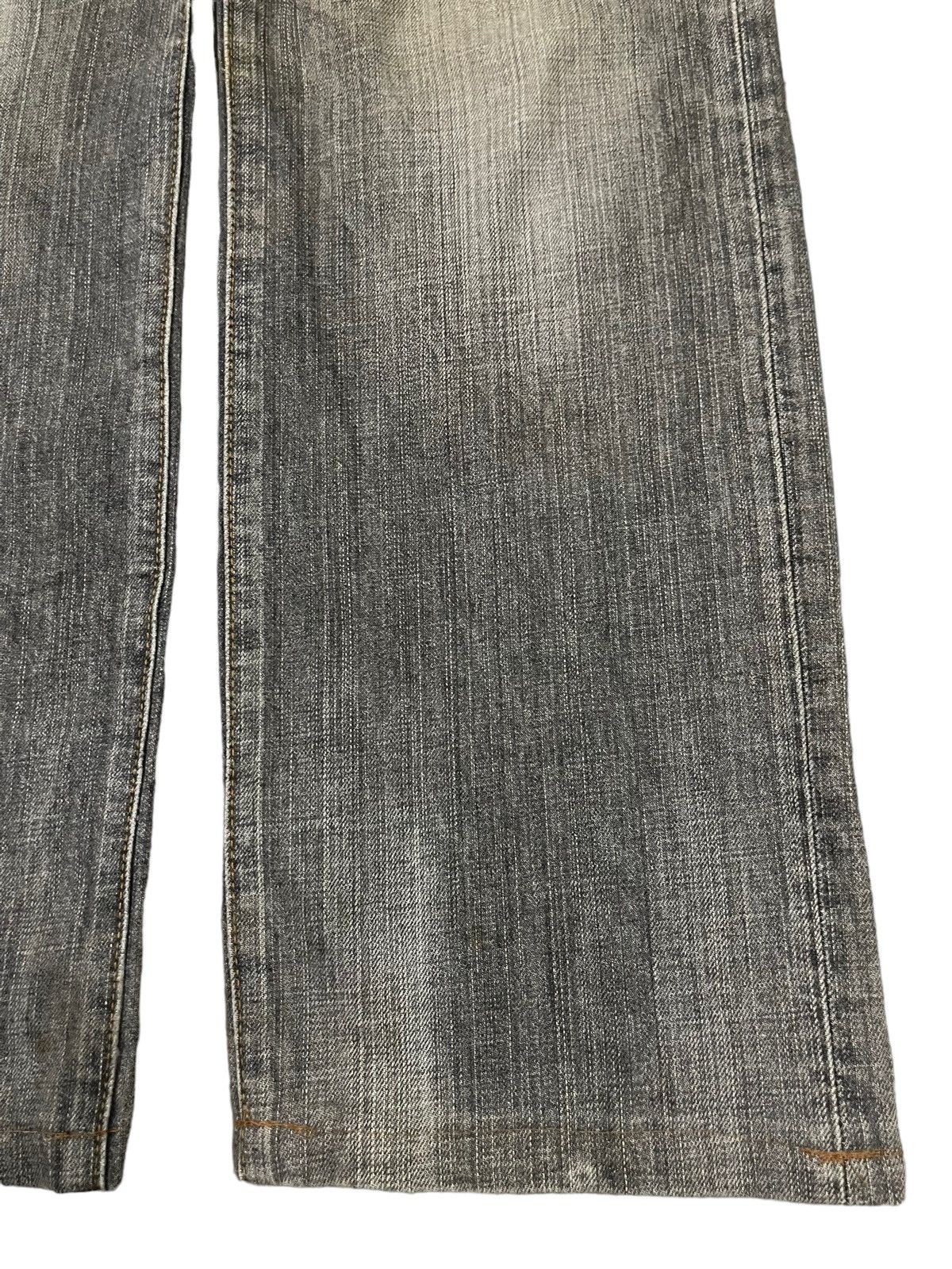 JNCO Vintage Japanese Brand Faded Wash Style Distress Loose Jeans Size US 34 / EU 50 - 6 Thumbnail