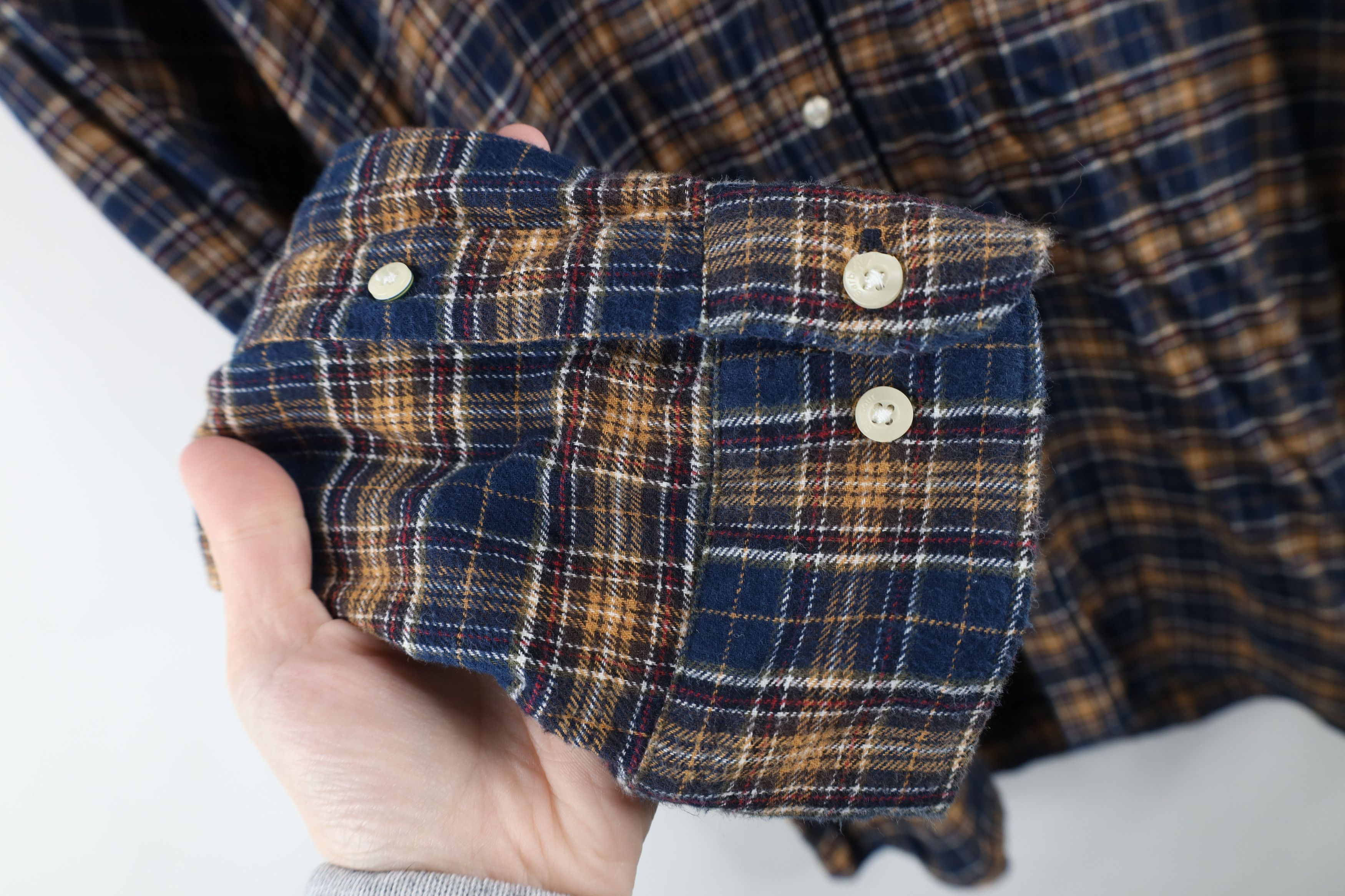 Barbour × Vintage Vintage Barbour Fit Collared Flannel Button Down Shirt Size US XXL / EU 58 / 5 - 7 Thumbnail