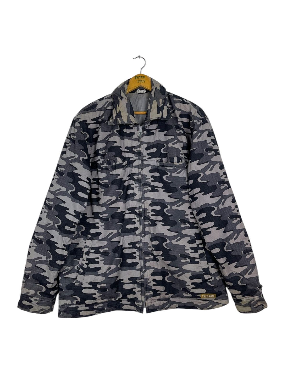 Japanese Brand Discus camo Hunting Jacket Size US L / EU 52-54 / 3 - 1 Thumbnail