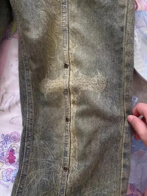 Designer × Jean Washed old flared jeans Size 27" / US 4 / IT 40 - 2 Thumbnail