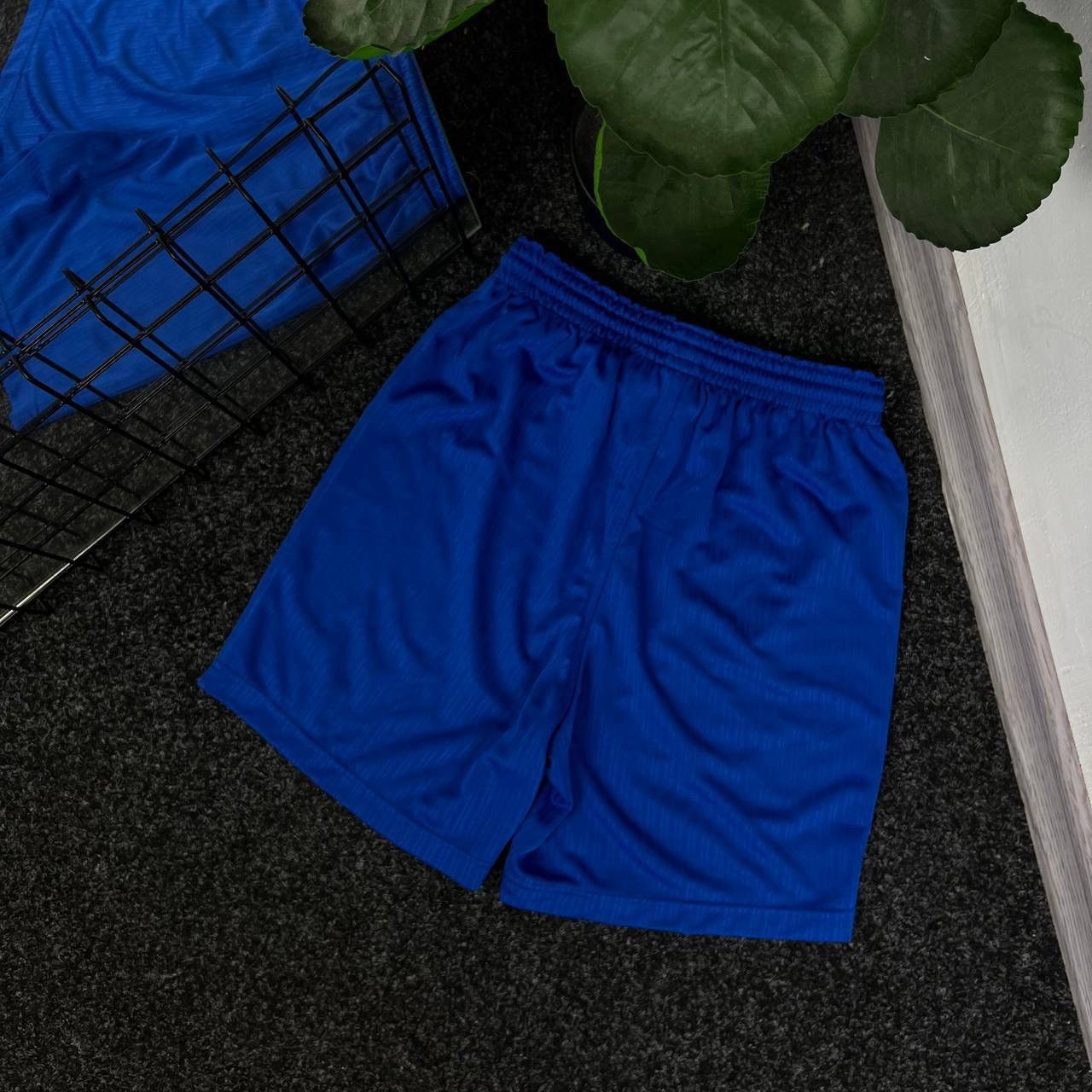 Nike Swoosh Nike Vintage Shorts Jersey Blue Y2k Mini Swoosh Size US 32 / EU 48 - 4 Thumbnail