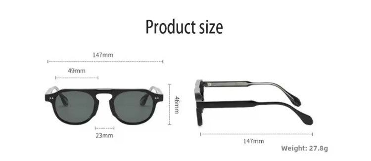 Japanese Brand Trend Sunglasses Size ONE SIZE - 4 Thumbnail