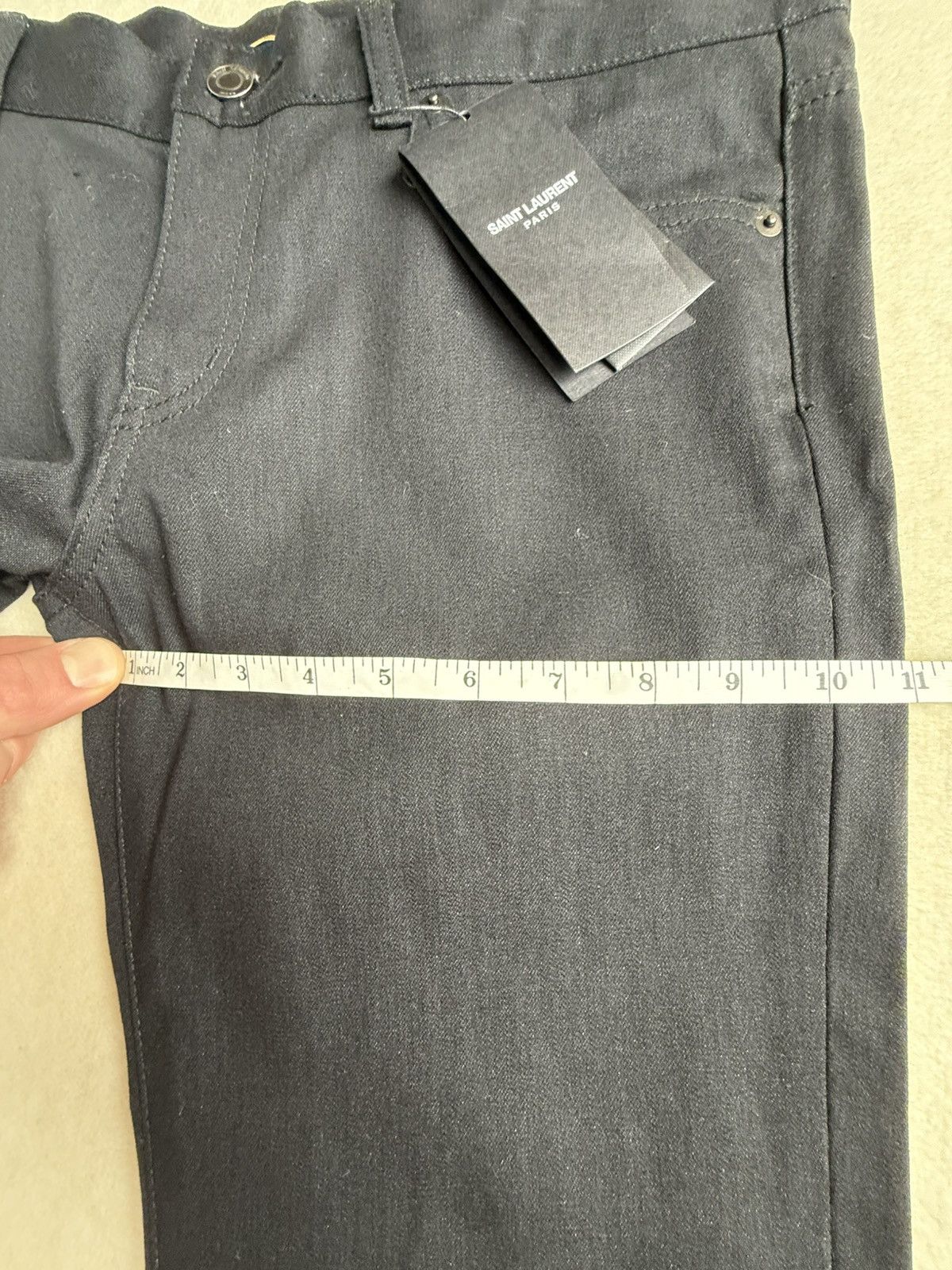 Saint Laurent Paris SS14 Saint Laurent skinny D01 black jeans Hedi 33 Grail Size US 33 - 3 Thumbnail