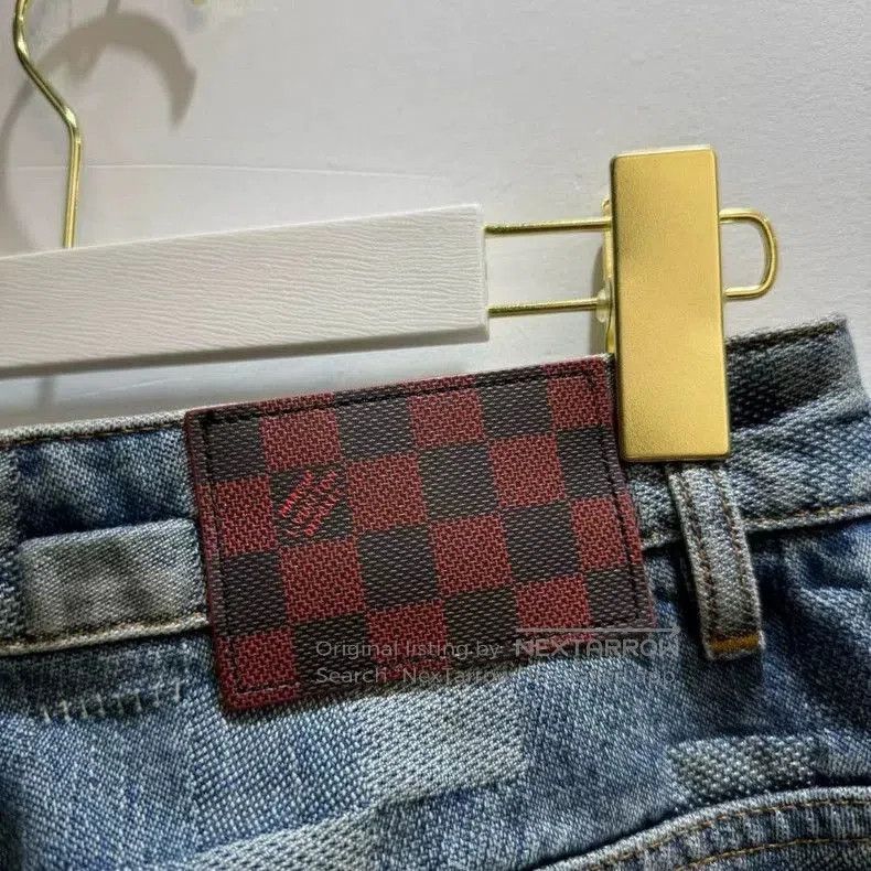 Louis Vuitton LV x Pharrell Checkerboard Denim Jeans . Size US 34 / EU 50 - 5 Thumbnail