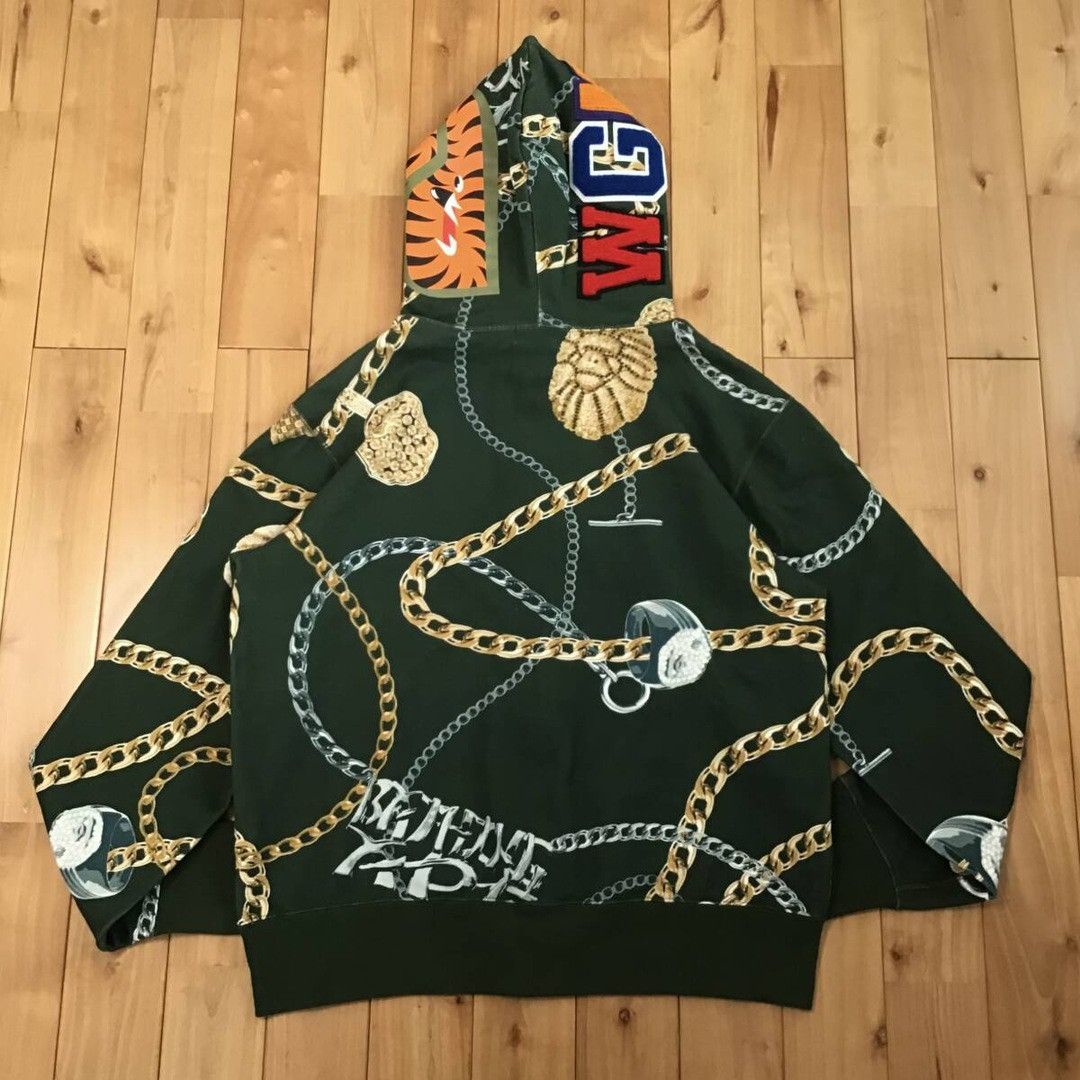 Bape BAPE JEWELS SHARK FULL ZIP HOODIE a bathing ape Size US L / EU 52-54 / 3 - 2 Thumbnail