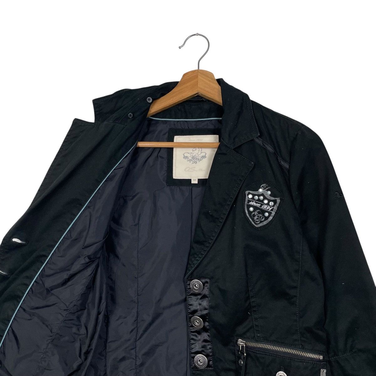 Other Black Punk QS Crop Jacket Size XS / US 0-2 / IT 36-38 - 10 Thumbnail