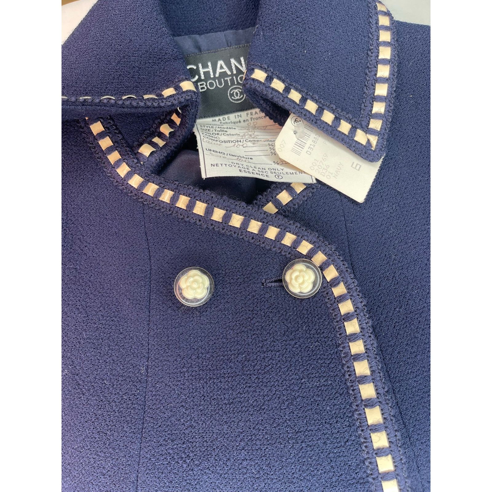 Chanel Chanel Vintage 1992 Spring Collection Tweed Suit Size 36 Size XS / US 0-2 / IT 36-38 - 10 Thumbnail