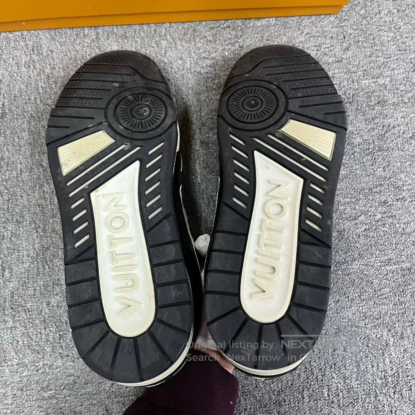 Louis Vuitton louis vuitton black and white low-top sneakers. Size US 10 / EU 43 - 6 Thumbnail