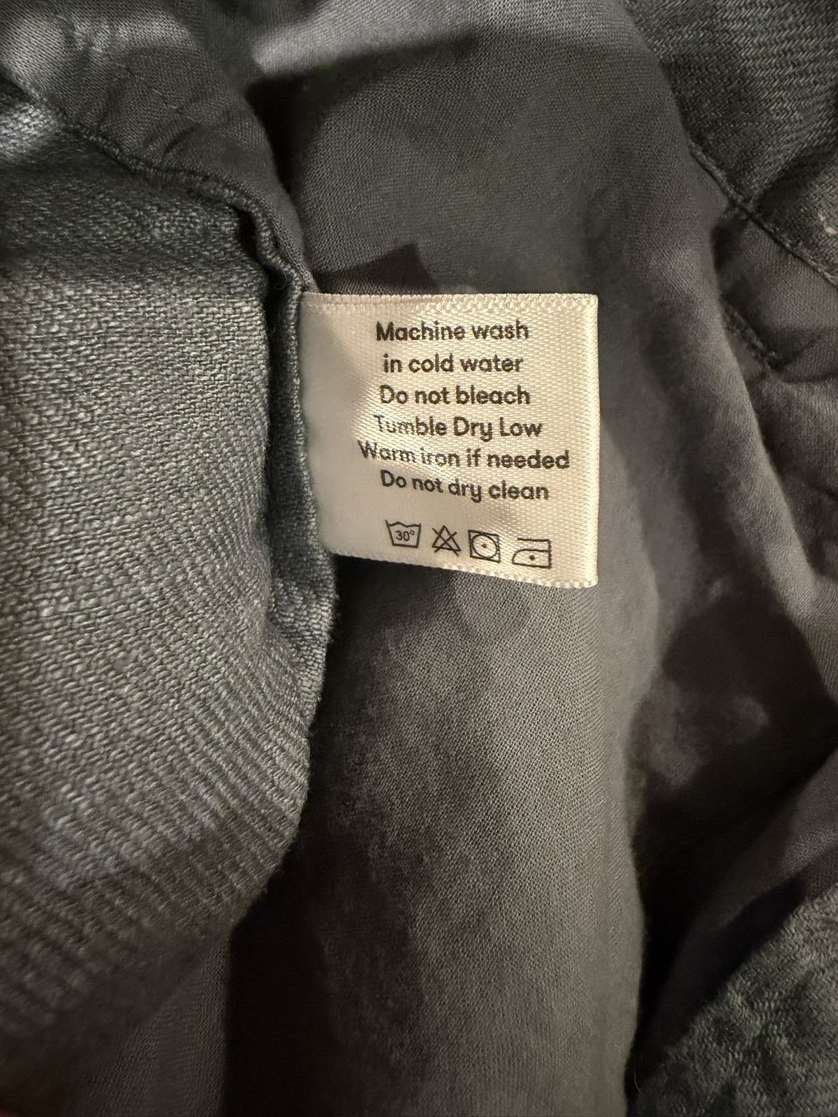 18 East 18 EAST JIAN SINGLE PLEAT PANT - SLATE LINEN SIZE L Size US 36 / EU 52 - 5 Thumbnail