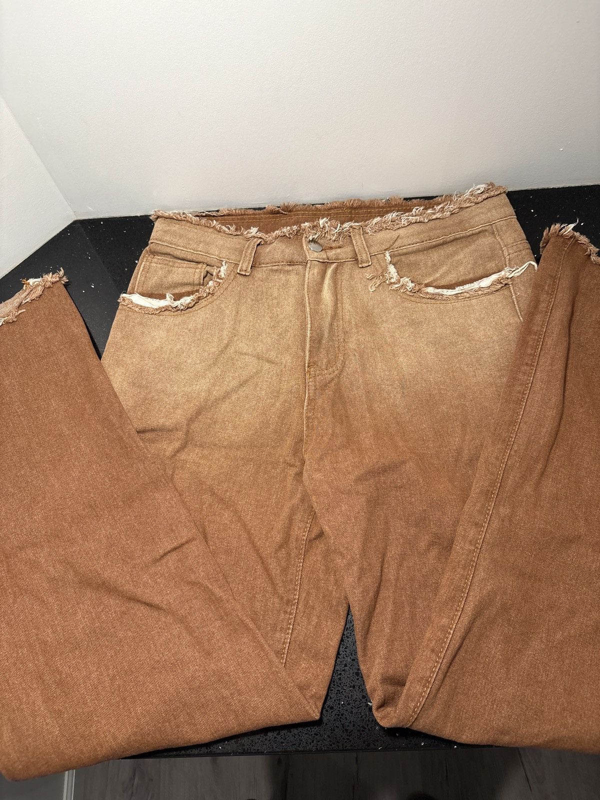 Vintage Vintage Brown Faded Jeans Size US 30 / EU 46 - 2 Thumbnail