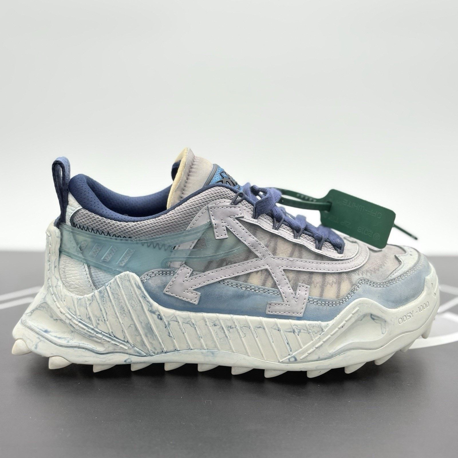 Off-White Off-White ODSY-1000 ' Blue Overdye ' | GREAT CONDITION! Size US 8 / EU 41 - 2 Thumbnail