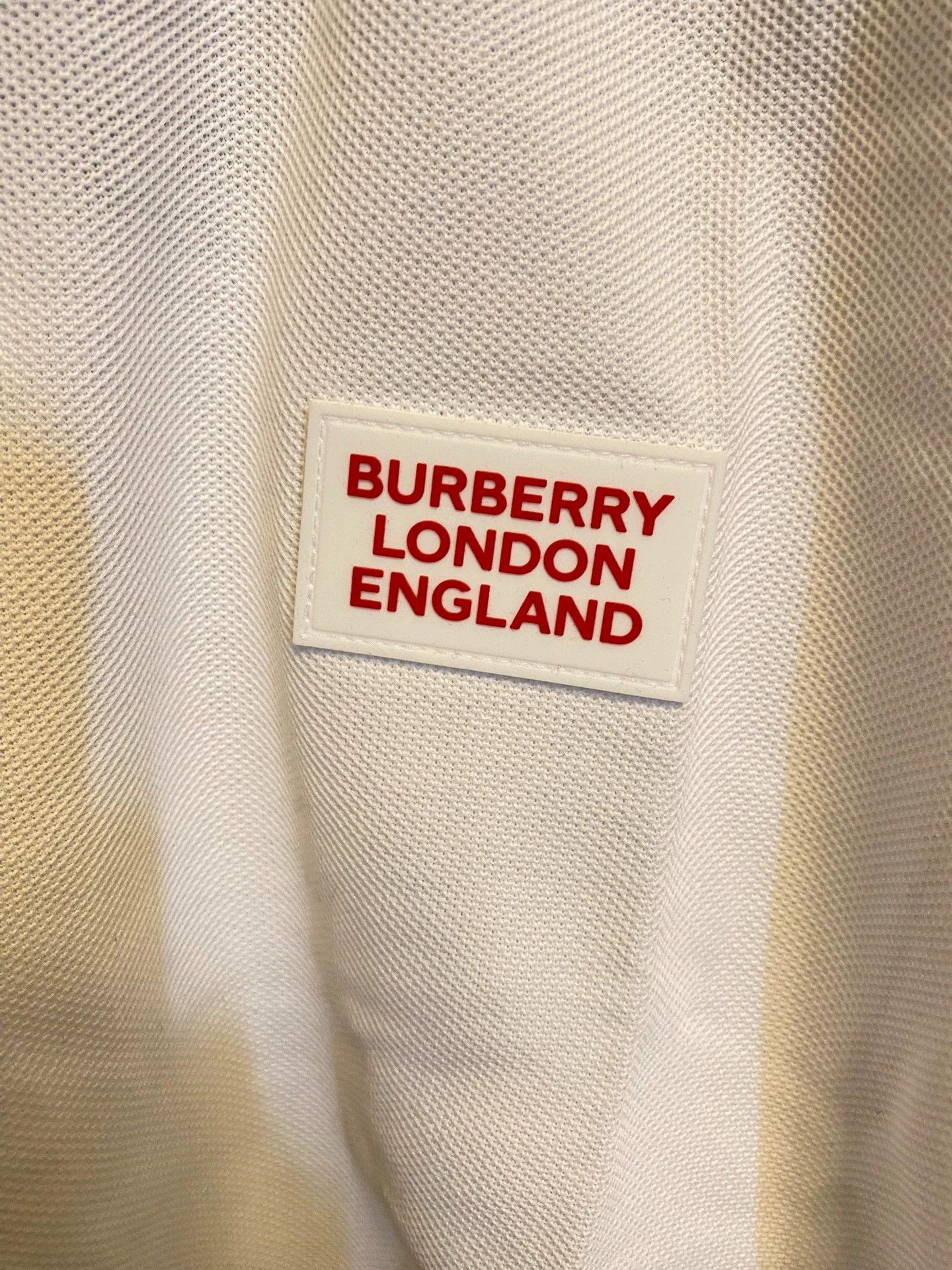 Burberry Burberry TB Placket Short Sleeve Polo Shirt XL Size US XL / EU 56 / 4 - 4 Thumbnail