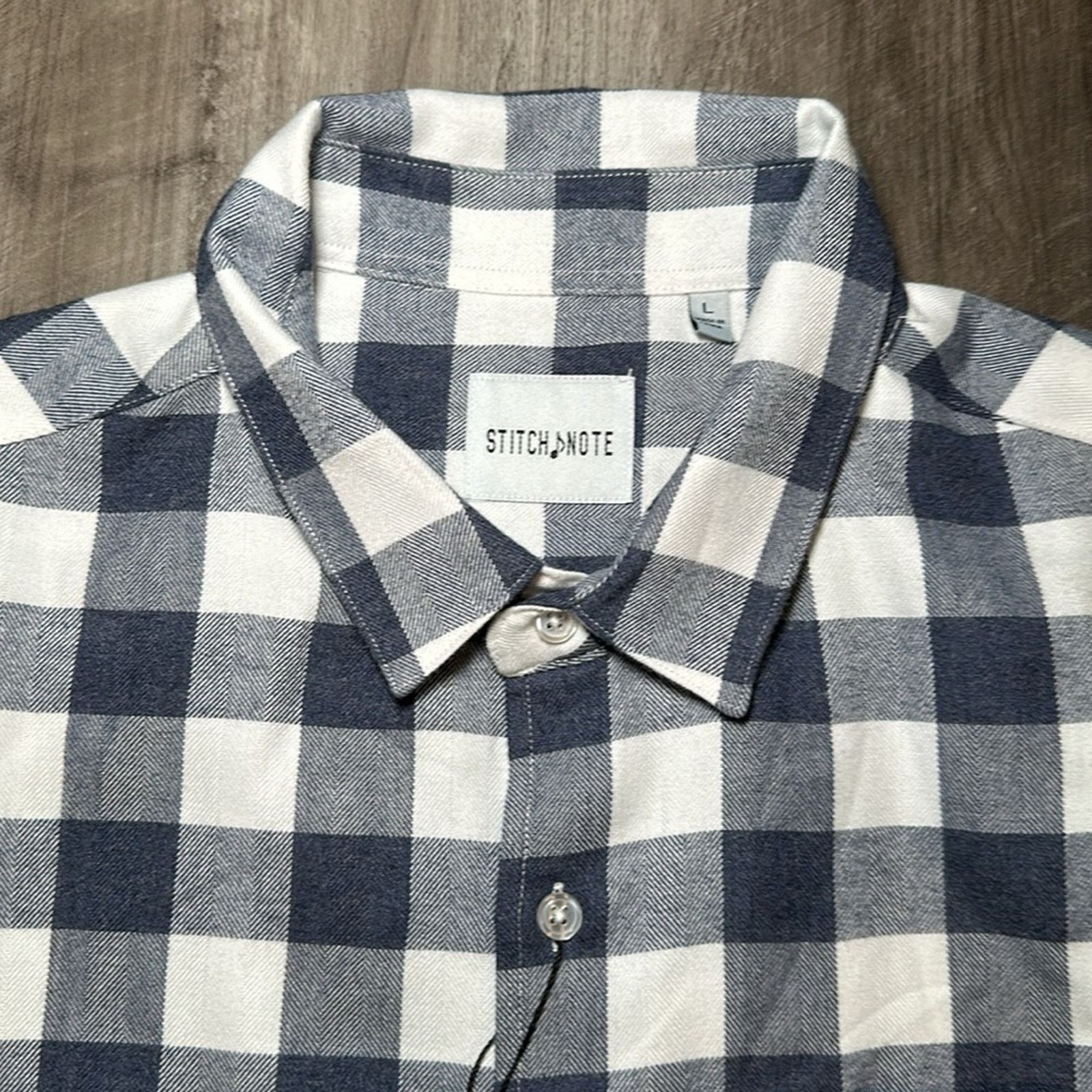 Other Stitch Note Flannel Long Sleeve Button Down - Large Size US L / EU 52-54 / 3 - 6 Thumbnail