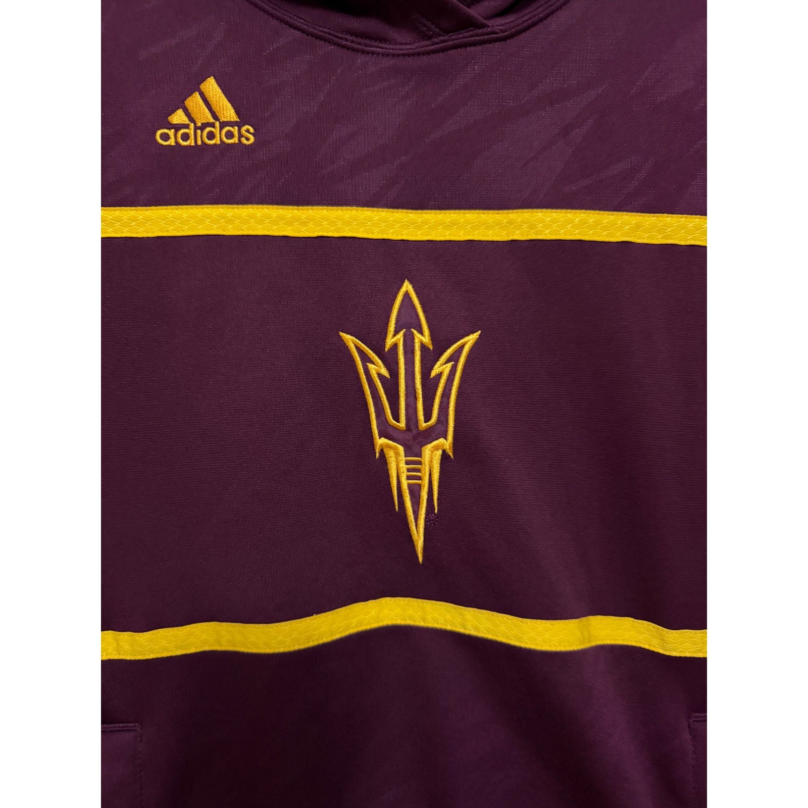 Adidas Adidas Arizona State Sun Devils-ASU Maroon Pullover Hoodie|S Size US S / EU 44-46 / 1 - 3 Thumbnail