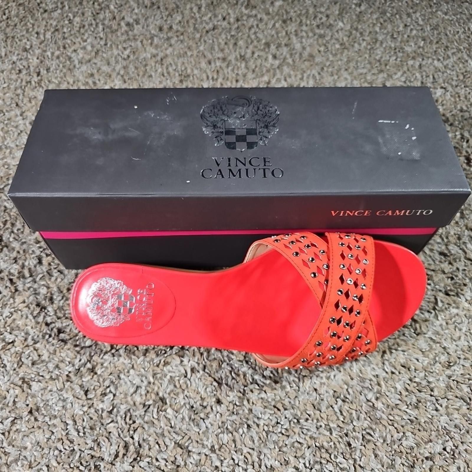Vince Camuto vince camuto vc-endana blood orange sandals 8.5M NIB Size US 8.5 / IT 38.5 - 1 Thumbnail