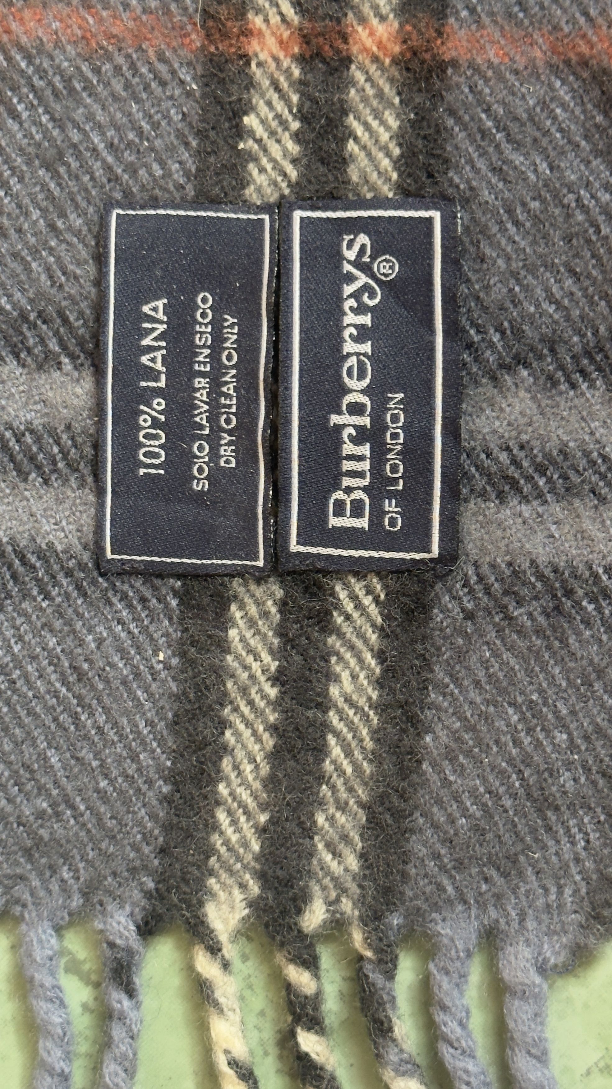 Burberry 🔥 unisex Burberry novacheck blue scarfs wool vintage Size ONE SIZE - 6 Thumbnail