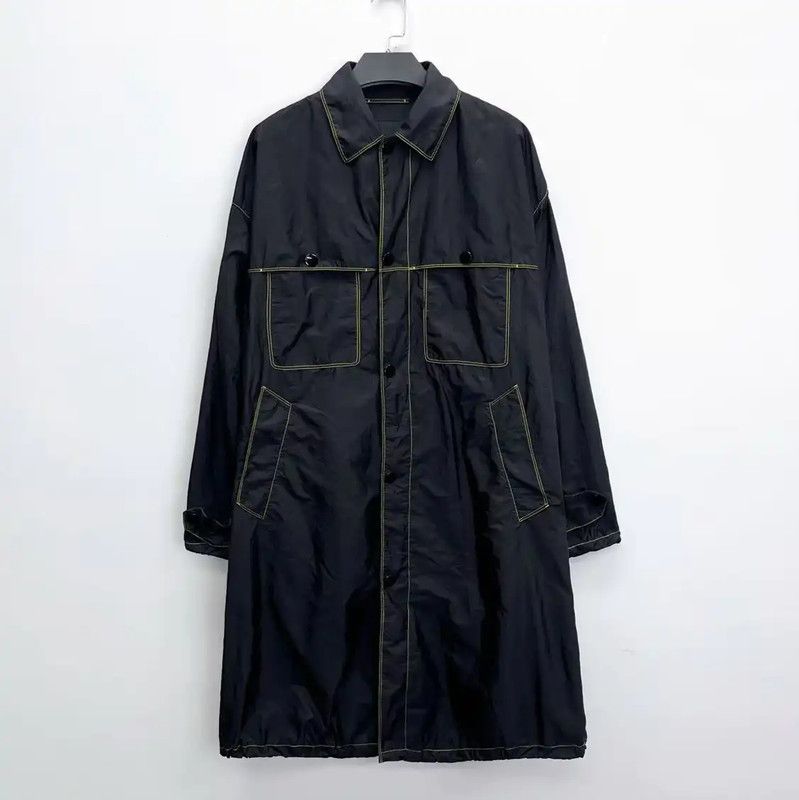 Prada Prada M Black Nylon Long Jacket for Men Size US M / EU 48-50 / 2 - 1 Thumbnail