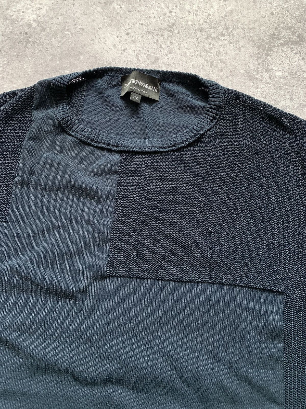 Emporio Armani 🔥EMPORIO ARMANI AVANT GARDE OLD MONEY CHAINMAIL SWEATER Size US L / EU 52-54 / 3 - 5 Thumbnail