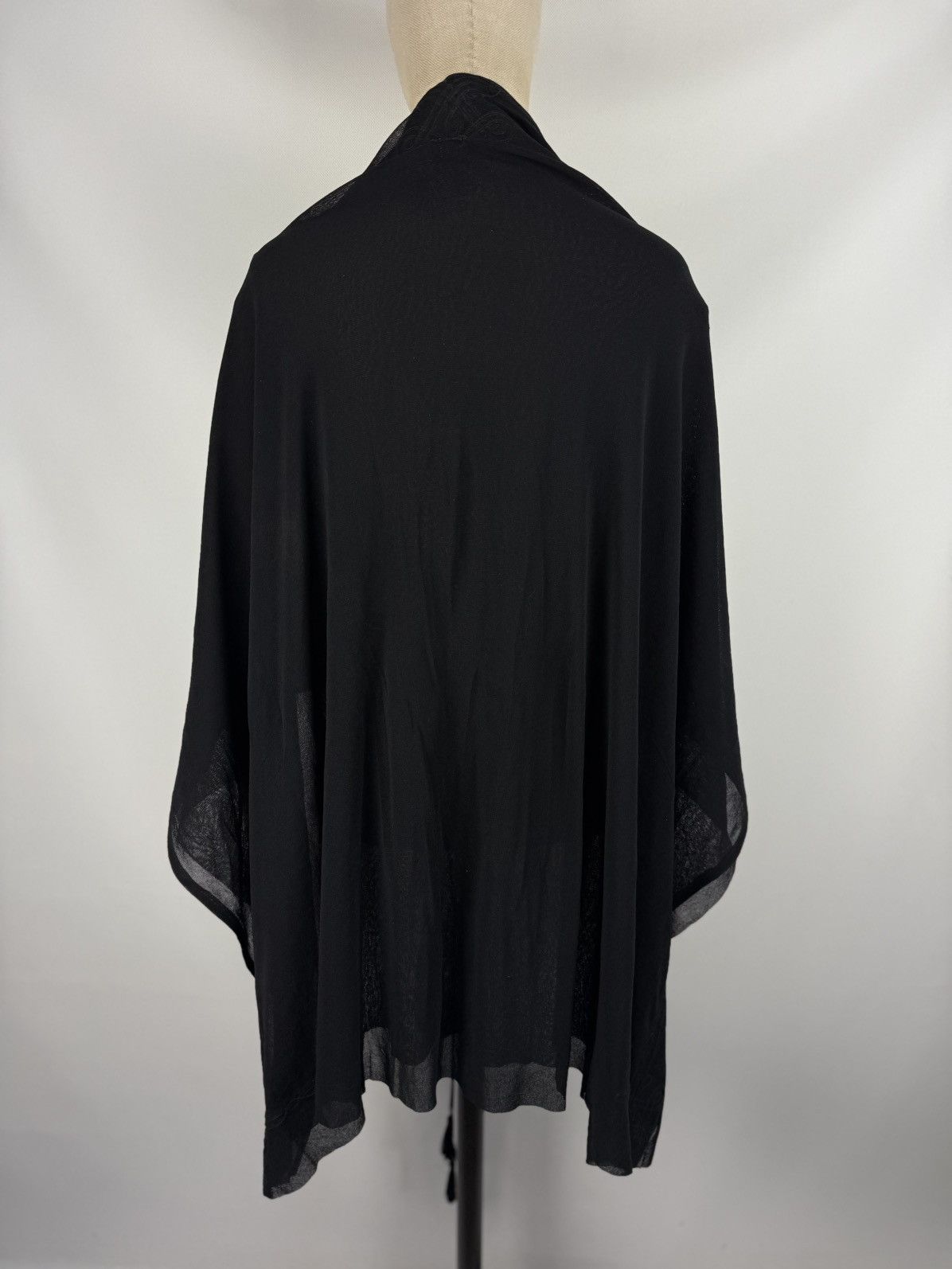 Jean Paul Gaultier Jean Paul Gaultier Soleil Vintage 90s Mesh Cape Tunic Blouse Size M / US 6-8 / IT 42-44 - 9 Thumbnail